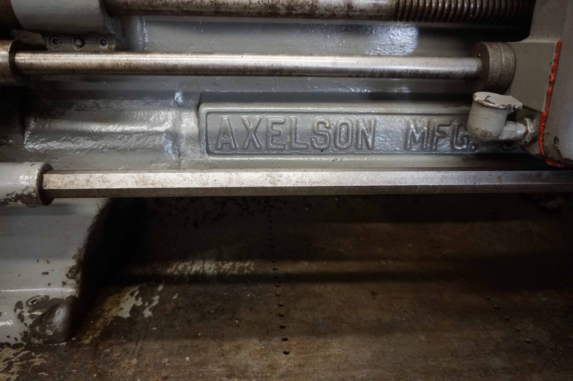 ENGINE LATHE, AXELSON, 16” X 30”, approx. 19” sw. to bed, approx. 12” sw. over crosslide, spds: 13- - Image 4 of 4