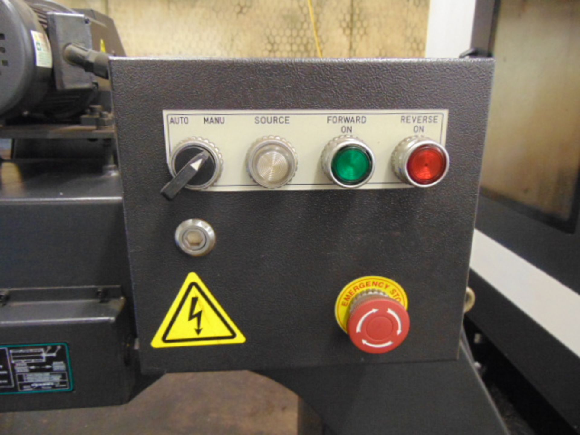CNC VERTICAL MACHINING CENTER, HYUNDAI WIA MDL. F500 4-AXIS, new 8/2013, Fanuc i Series CNC control, - Image 15 of 16