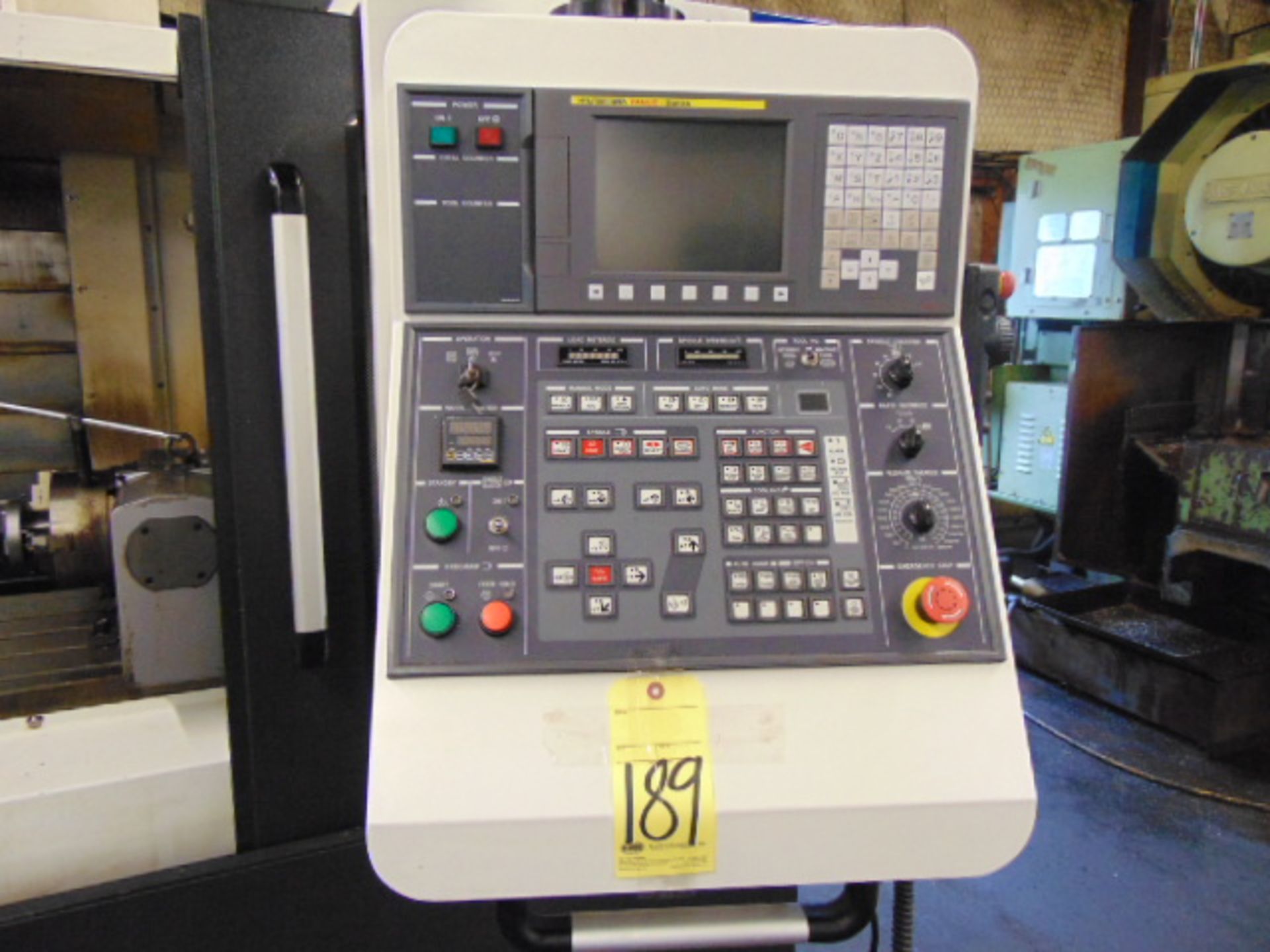 CNC VERTICAL MACHINING CENTER, HYUNDAI WIA MDL. F500 4-AXIS, new 8/2013, Fanuc i Series CNC control, - Image 3 of 16
