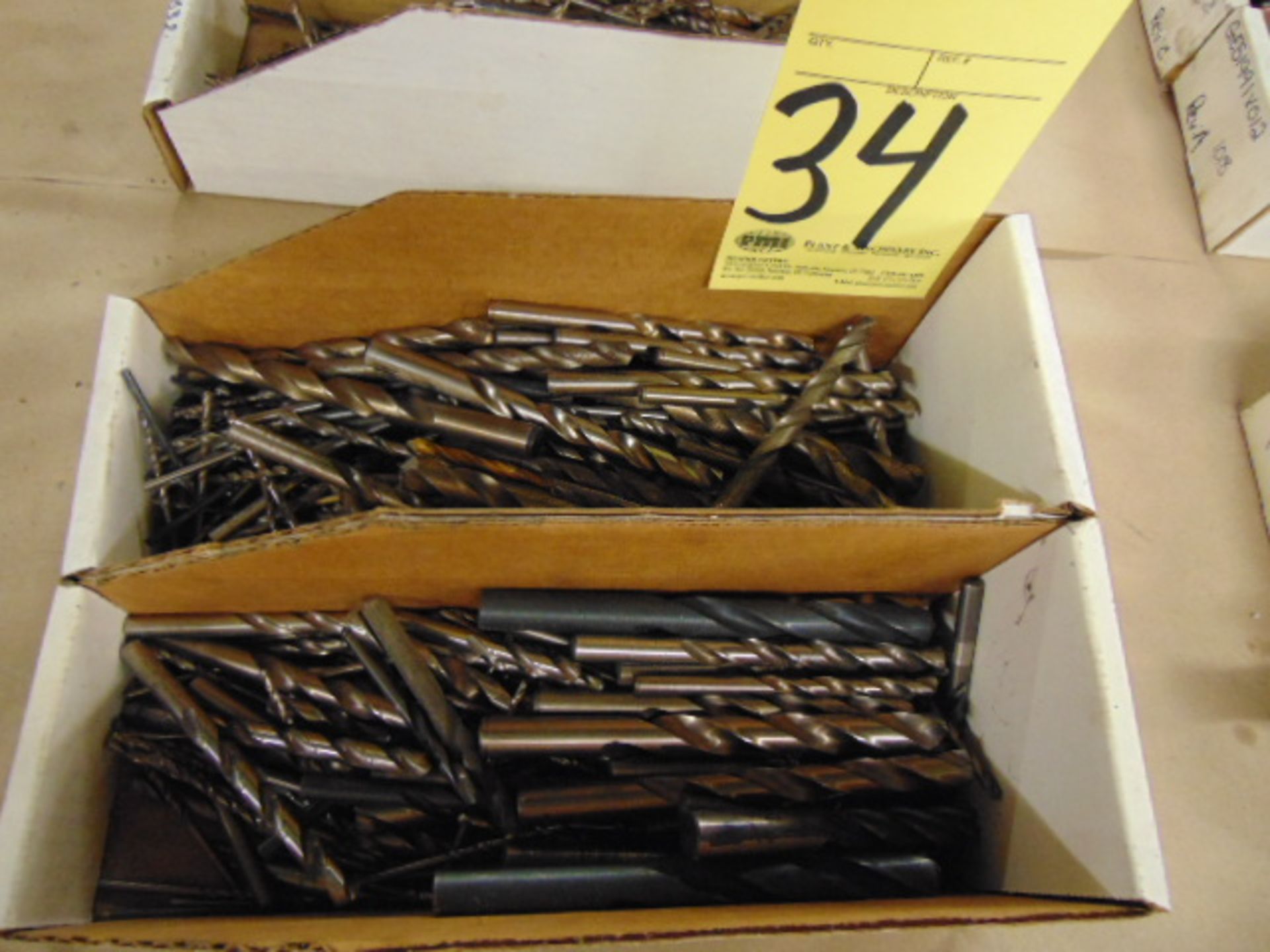 LOT OF DRILL BITS, assorted (in two boxes)