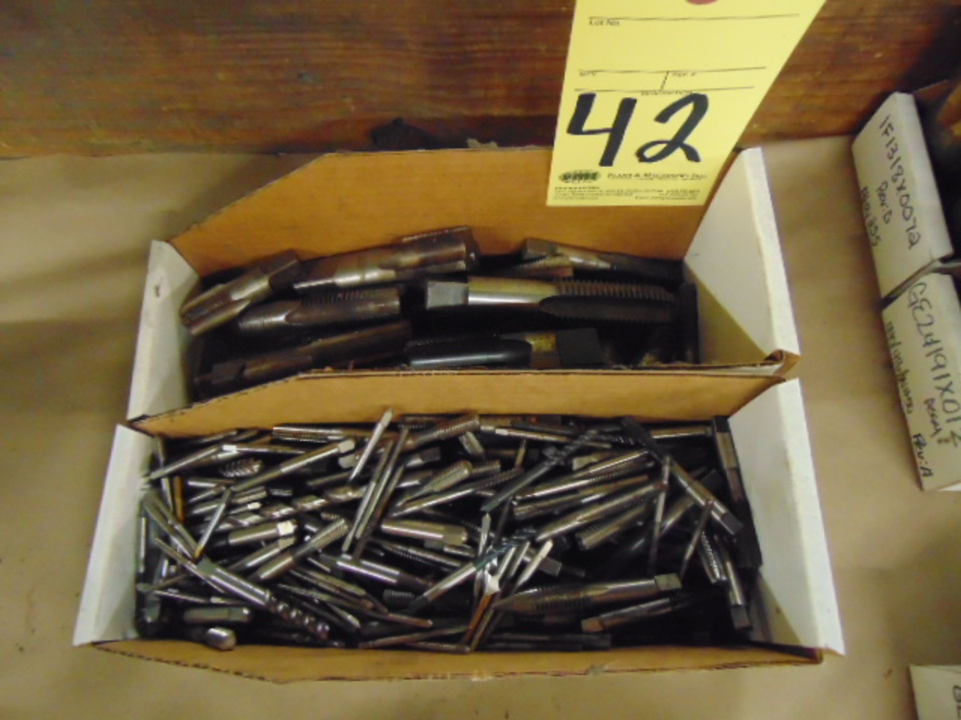 LOT OF TAPS, assorted (in two boxes)