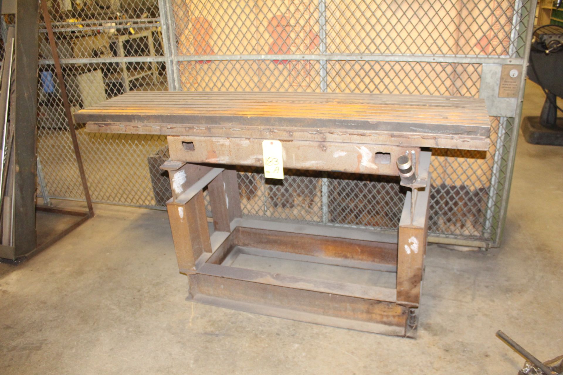 T-SLOTTED TABLE, 18" x 71-1/2"