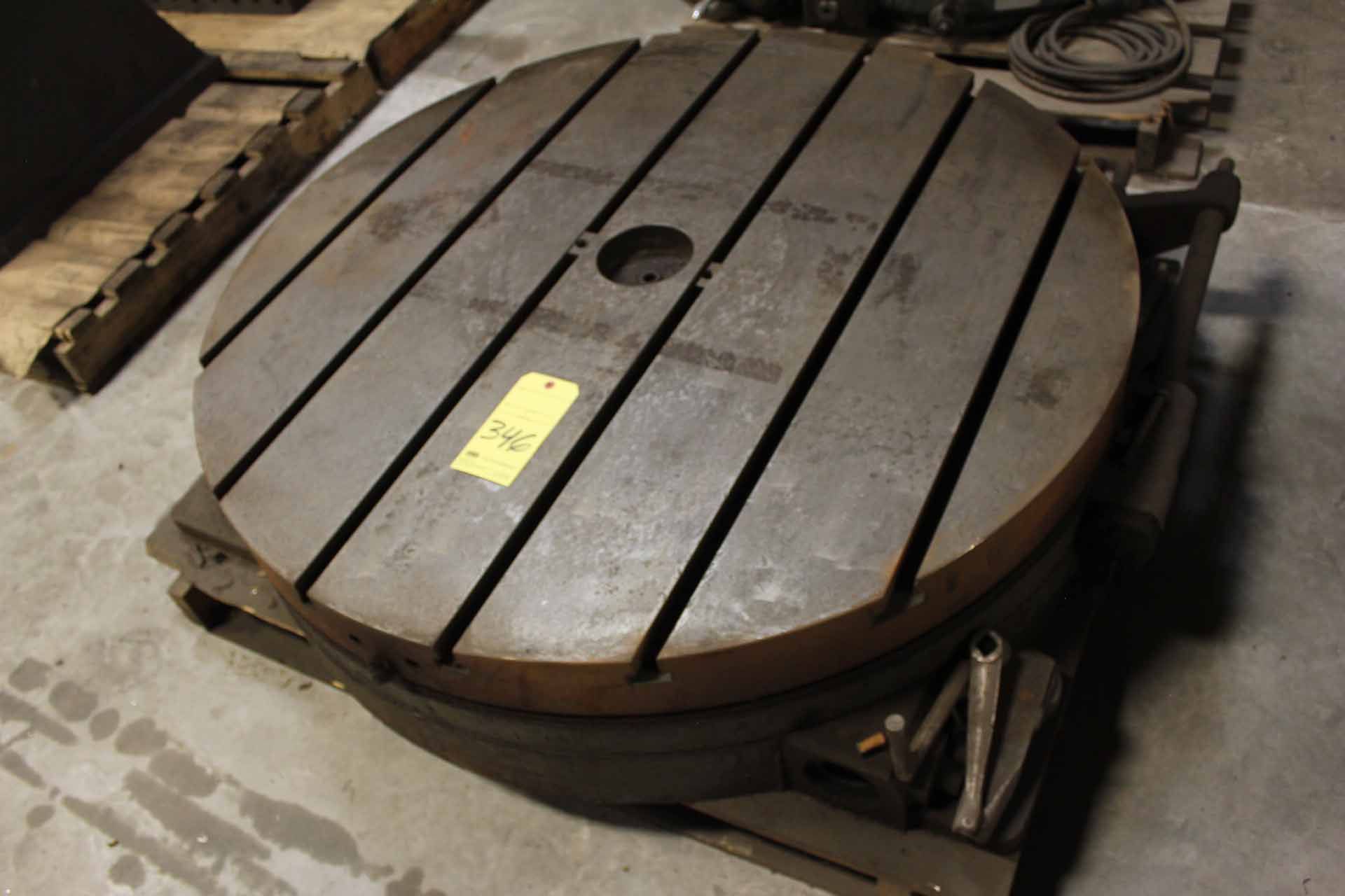 ROTARY TABLE, GIDDINGS & LEWIS 48" MDL. 48, S/N A4467