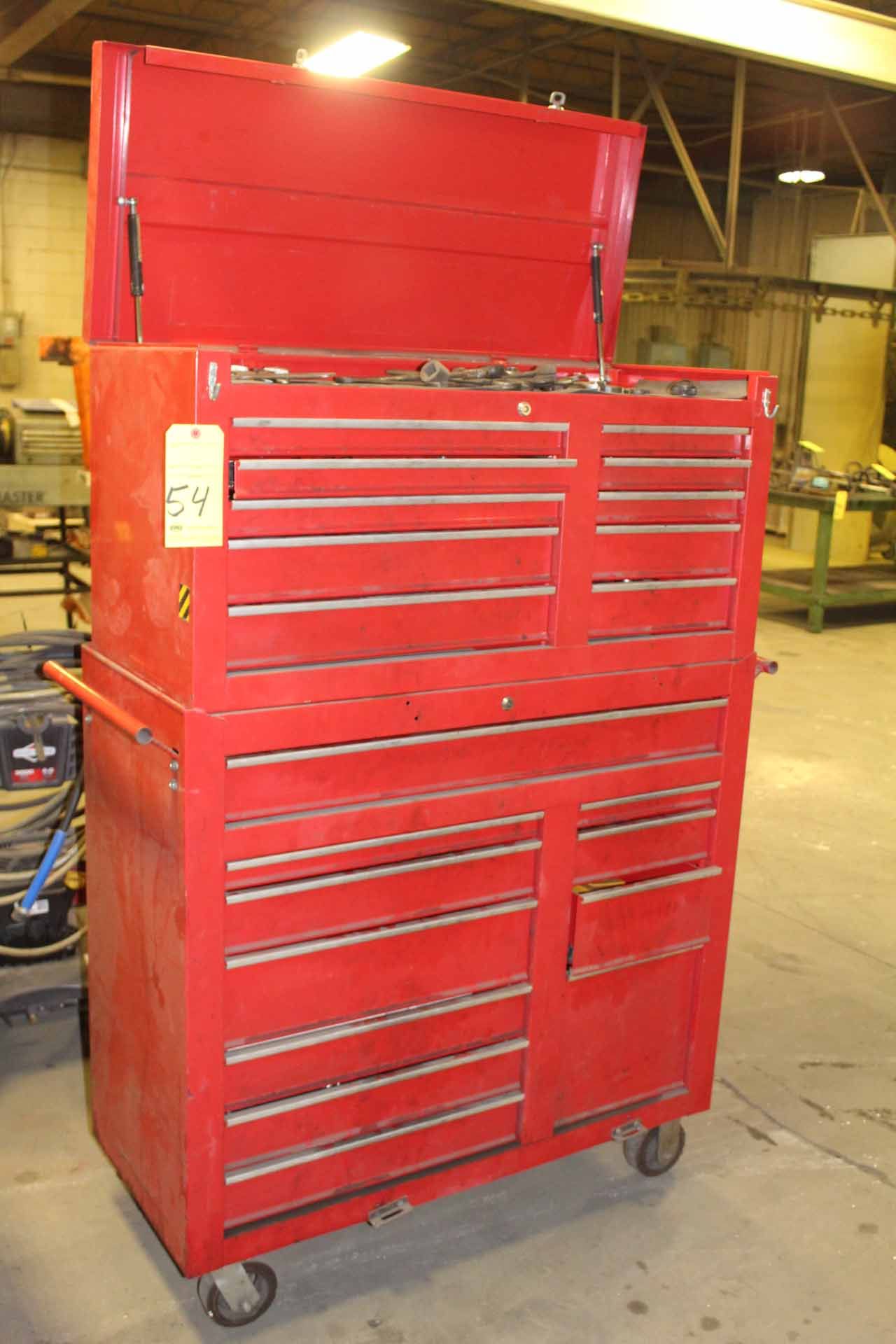 PORTABLE TOOLBOX, 2 pc., w/contents