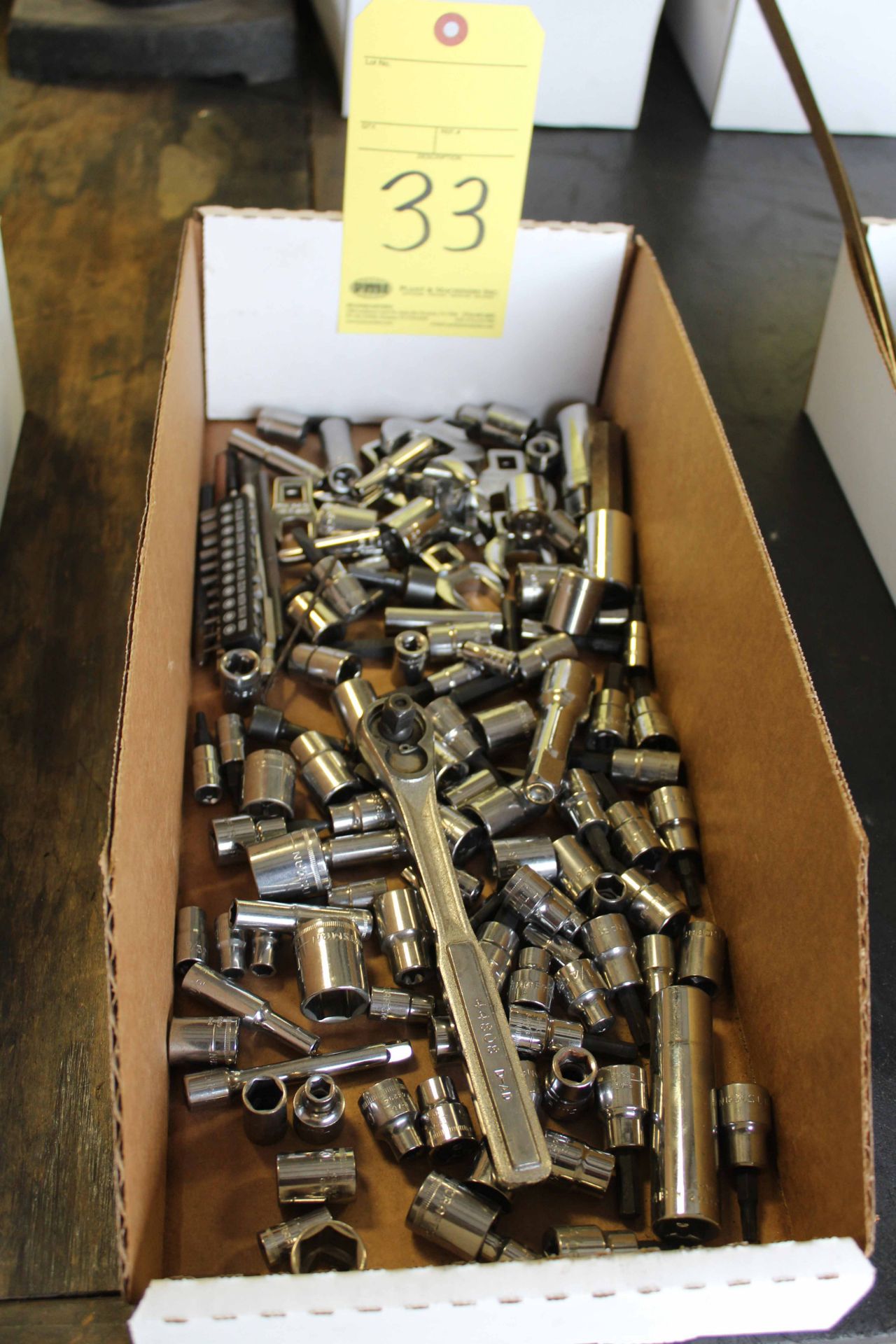 LOT OF SOCKETS, assorted (in one box)