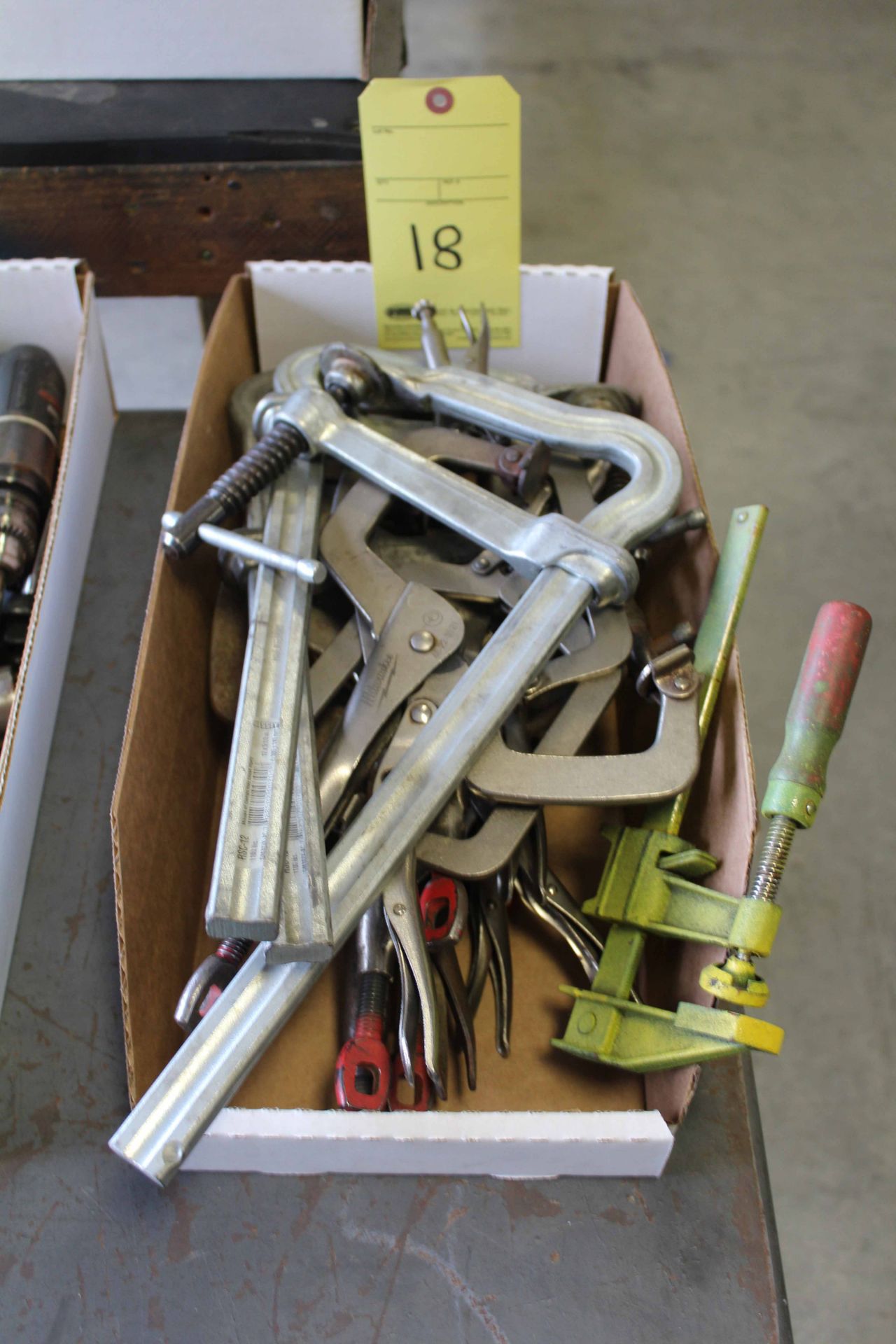 LOT OF WELDERS VISE GRIPS, assorted (in one box)