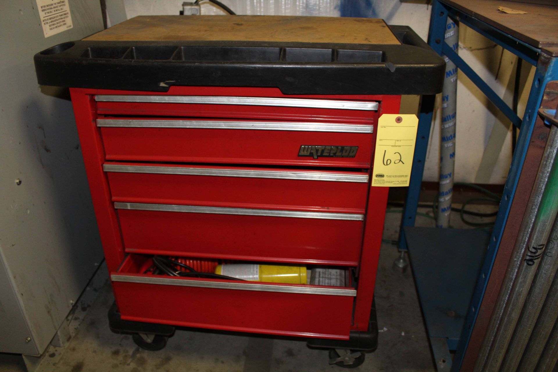 PORTABLE TOOL CART, WATERLOO, 5-drawer