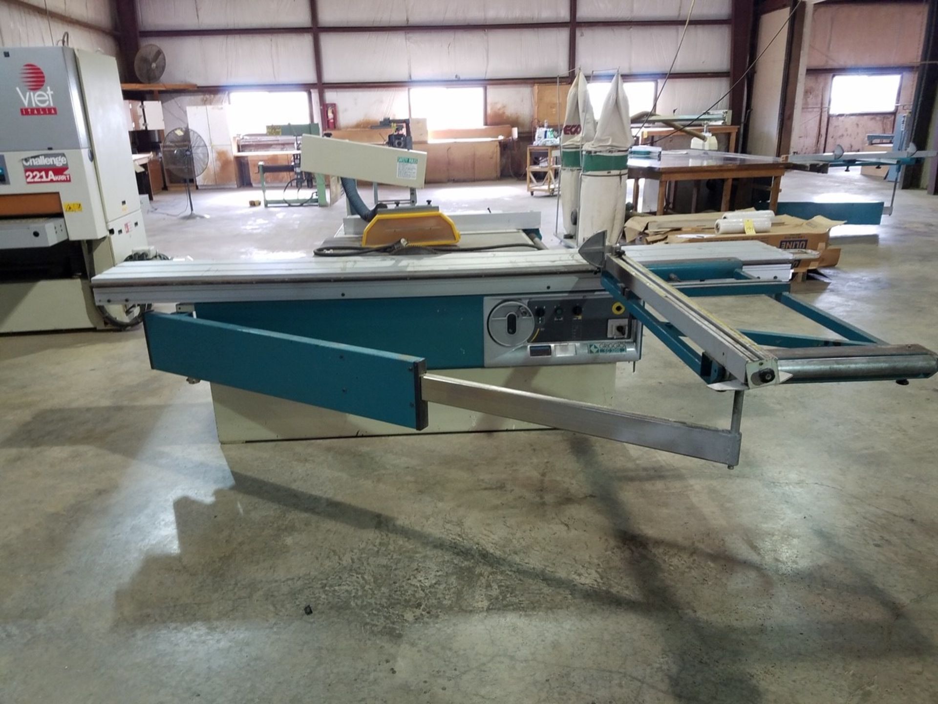 SLIDING TABLE PANEL SAW, GRIGGIO MDL. SC3200, new 2000, 10 HP motor, approx. 13" x 126" cutting - Image 4 of 4
