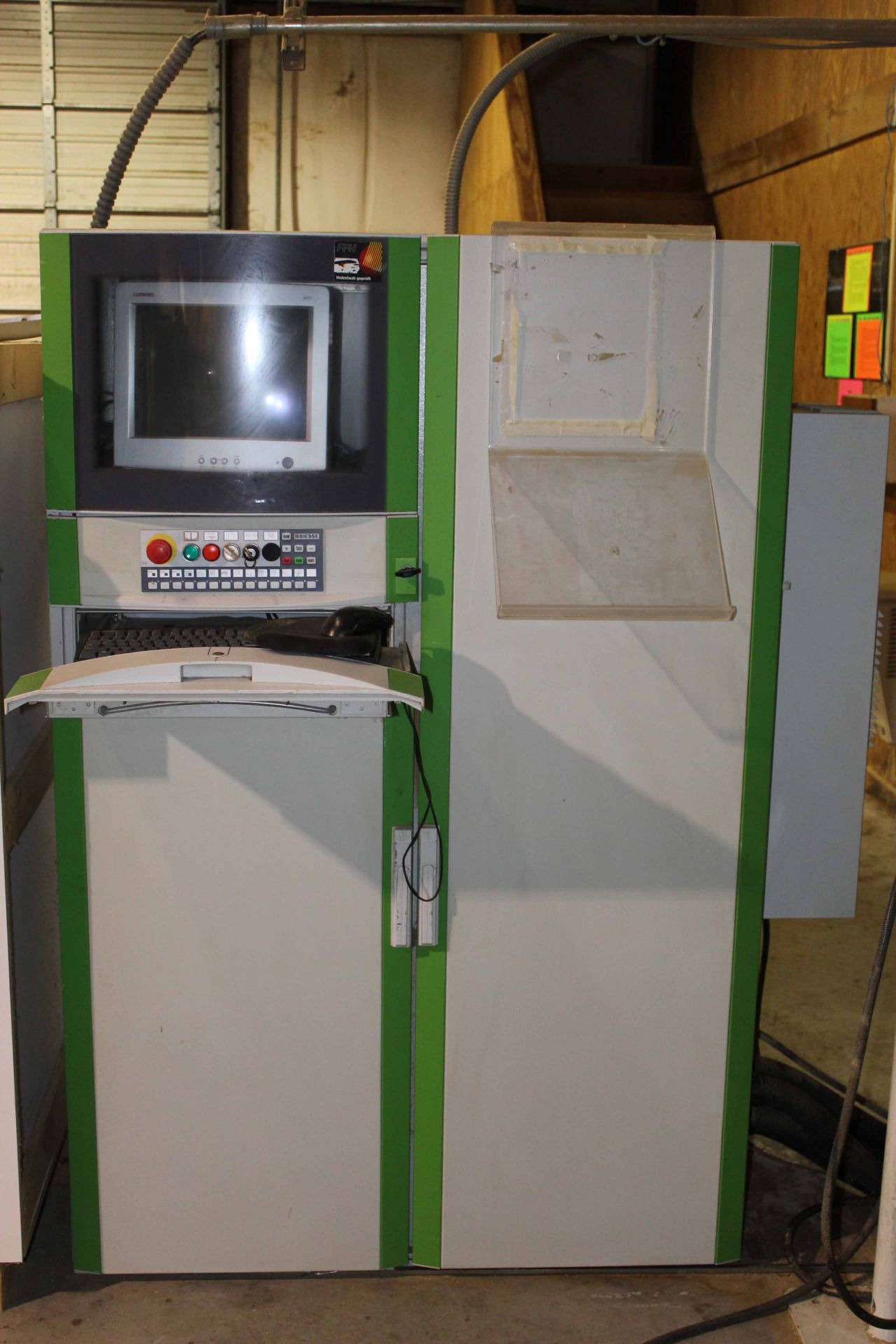 CNC POINT-TO-POINT WOOD MACHINING CENTER, BIESSE ROVER MDL. 24 ATS S1, new 2002, 4’ x 10’ table - Image 5 of 5