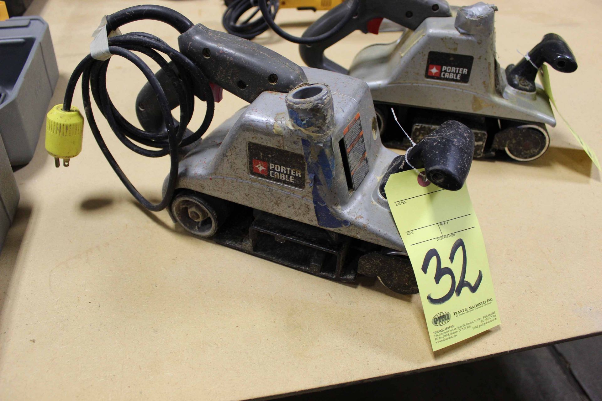 BELT SANDER, PORTER CABLE