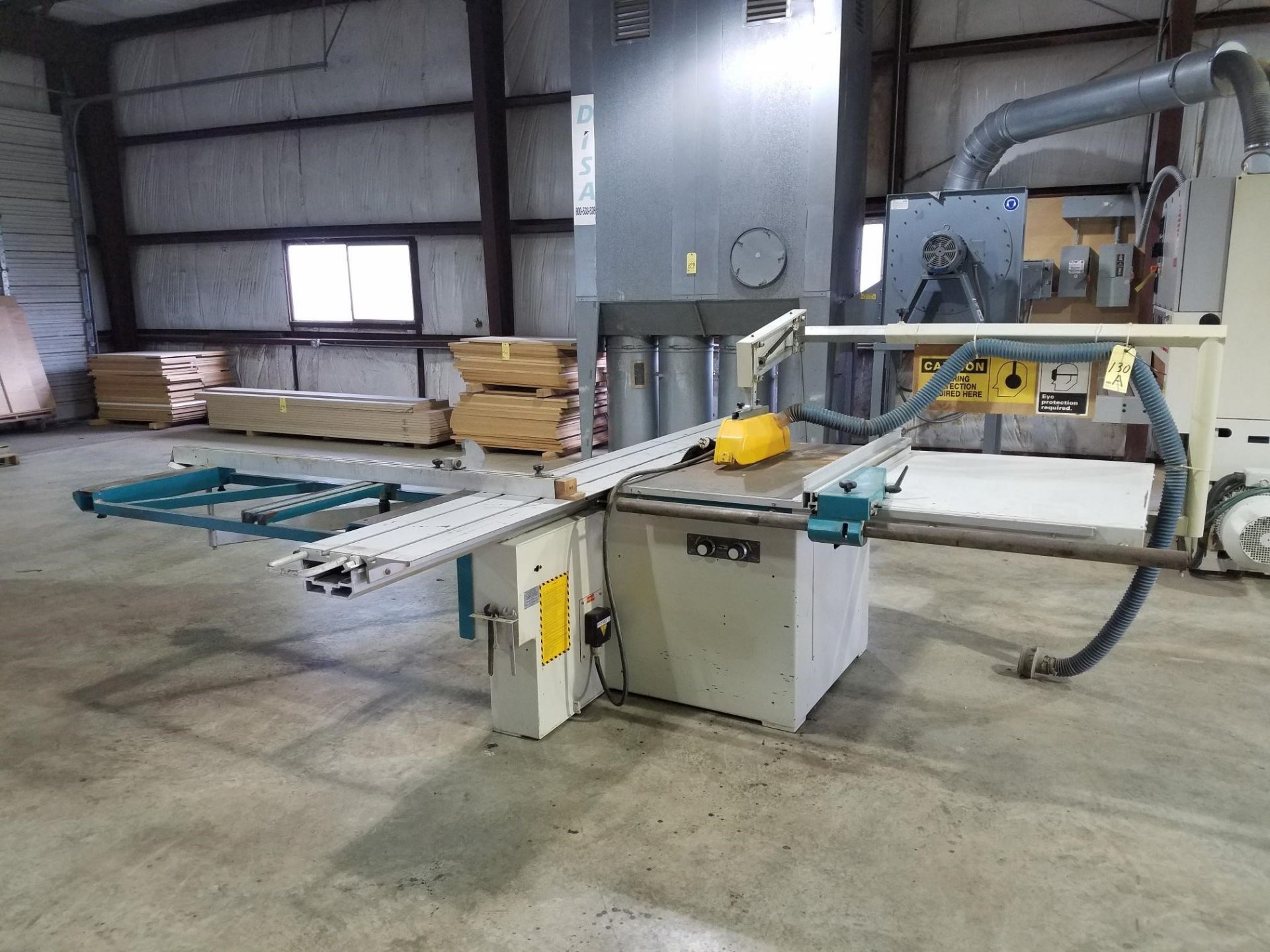 SLIDING TABLE PANEL SAW, GRIGGIO MDL. SC3200, new 2000, 10 HP motor, approx. 13" x 126" cutting - Image 2 of 4