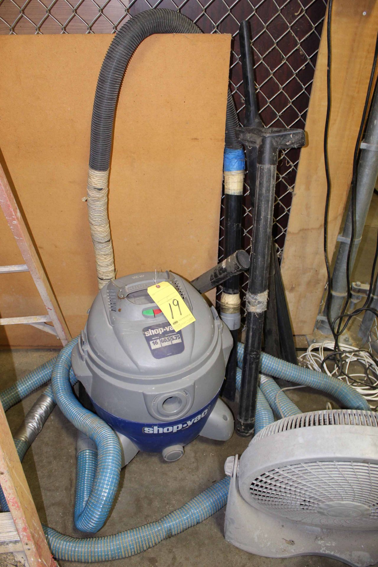 SHOP VACUUM, SHOP VAC, 16 gal. cap.