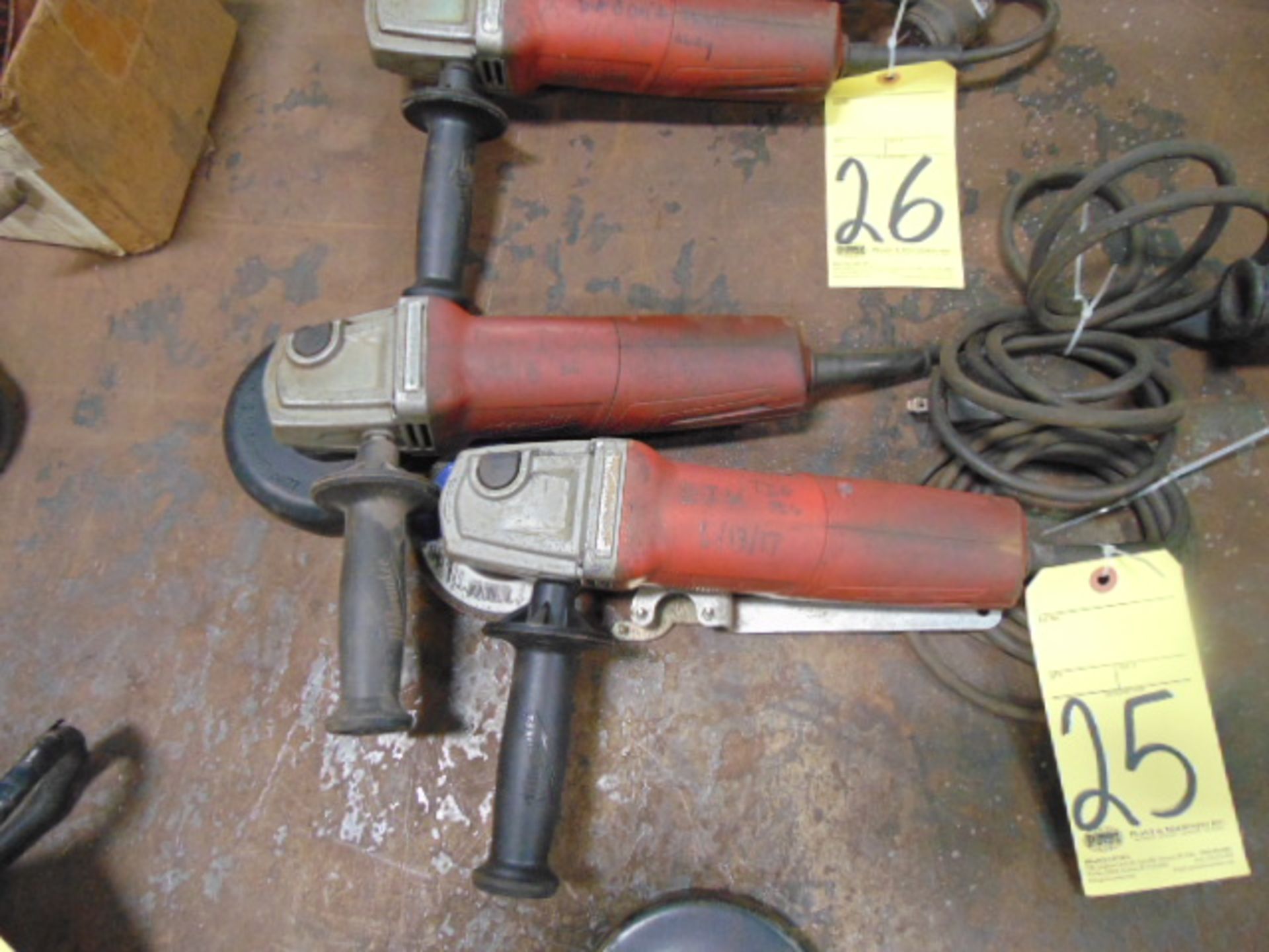 LOT OF RIGHT ANGLE GRINDERS (2), MILWAUKEE 4-1/2"