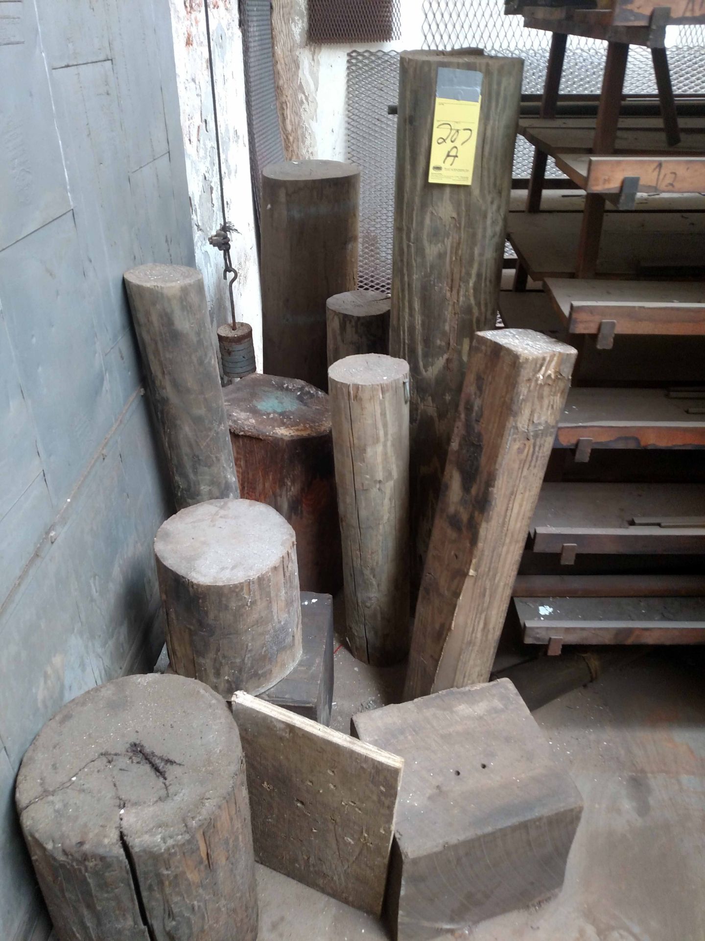 WOOD PILINGS