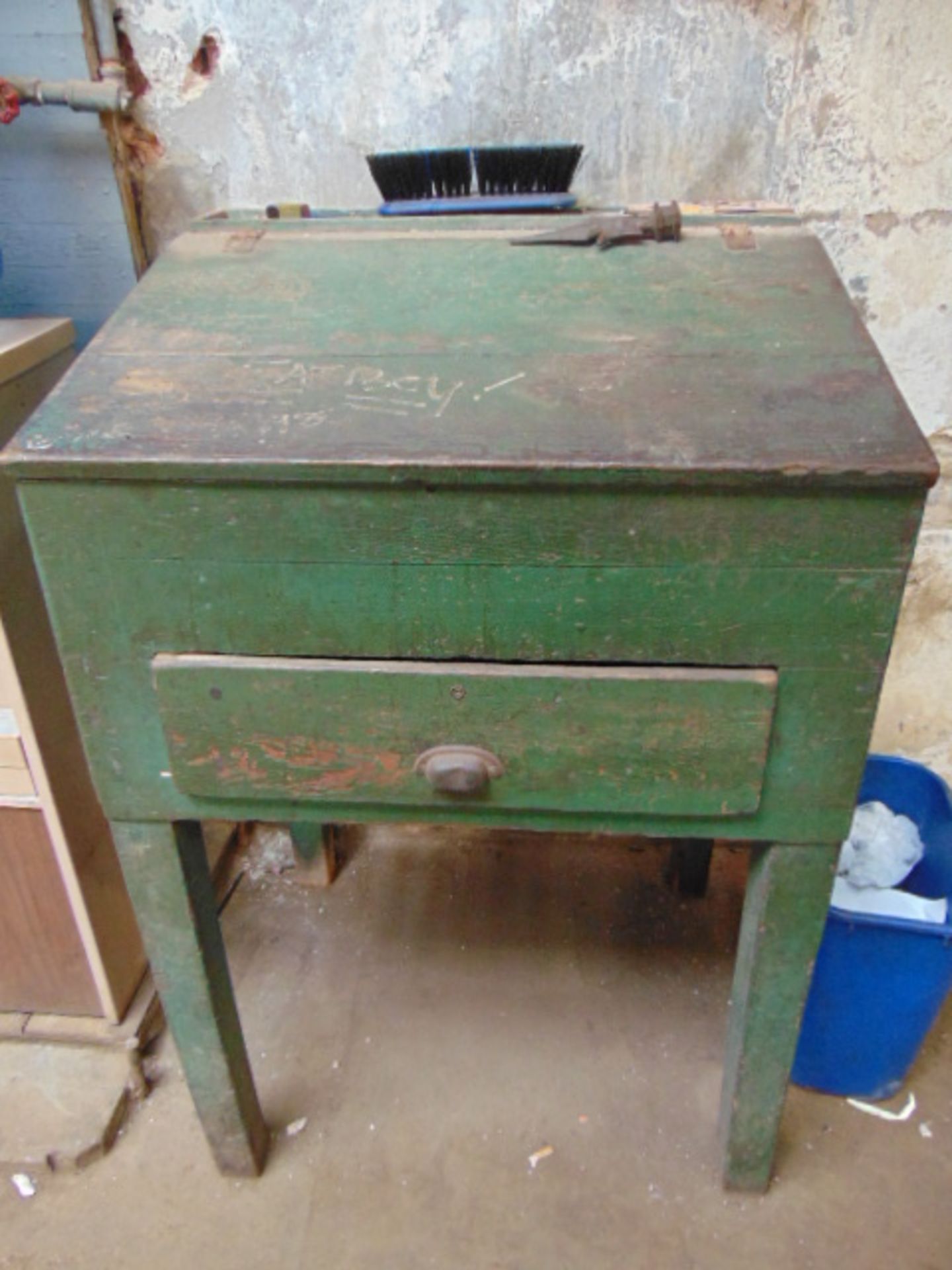 LOT CONSISTING OF: (3) assorted cabinets & foreman's desk - Image 2 of 3