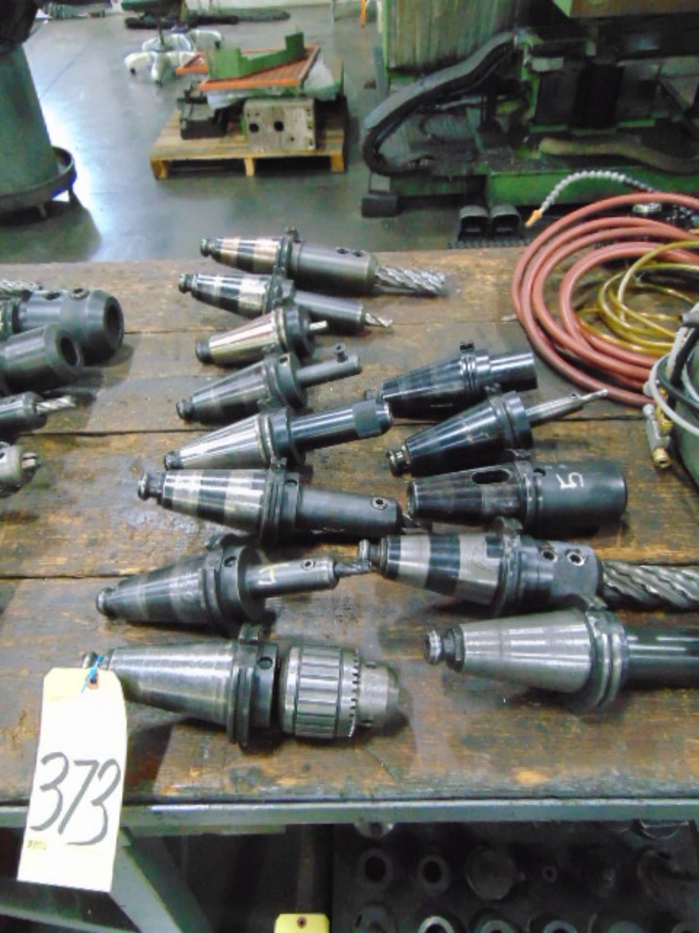 LOT OF ETM 50 TAPER TOOL HOLDERS (13)