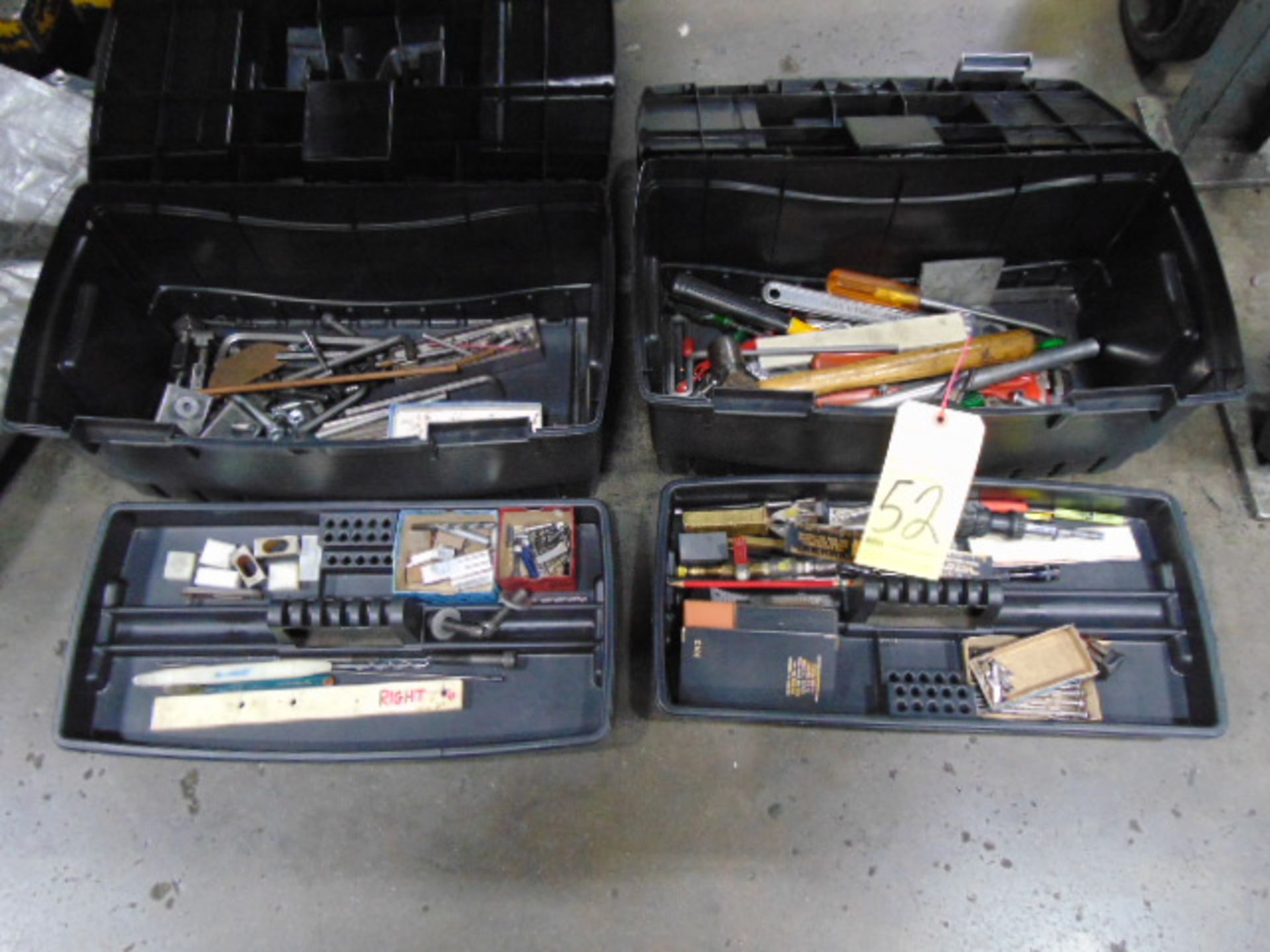 LOT OF TOOL BOXES (2), w/tools