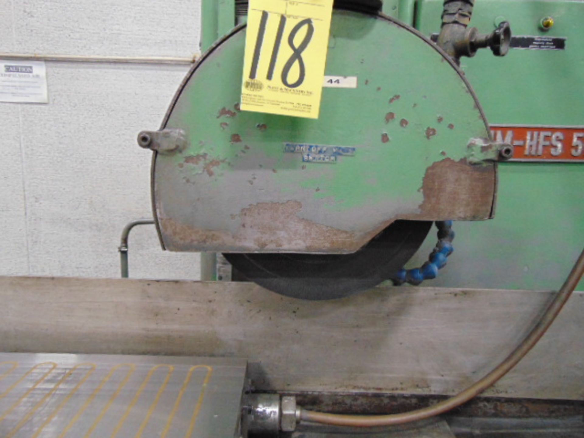 HYDRAULIC SURFACE GRINDER, BLOHM 20” x 48” MDL. HFS512 (Made in Western Germany), 19-3/4” x 47-1/ - Image 3 of 8