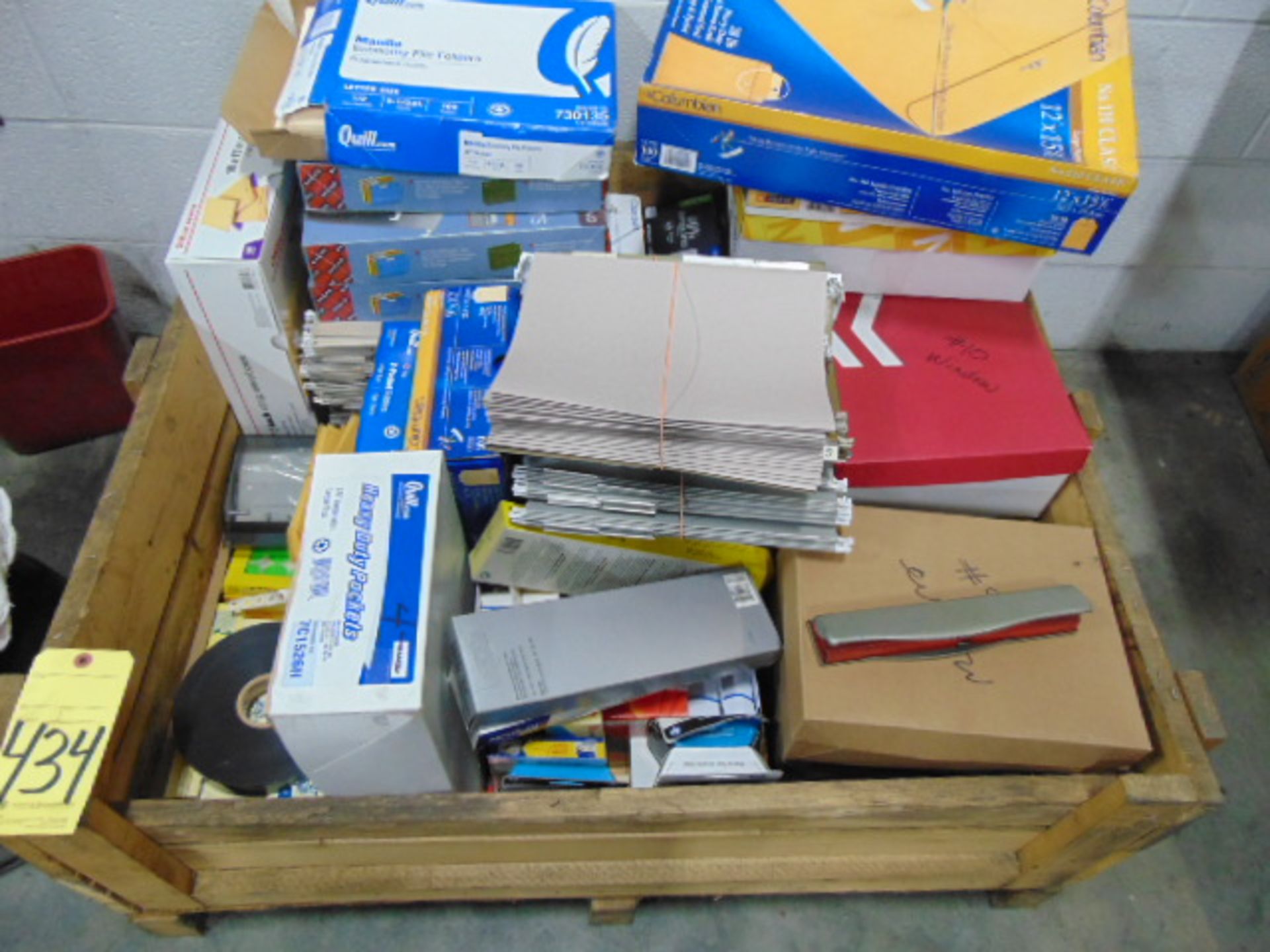 LOT OF OFFICE SUPPLIES, assorted (in two boxes) - Image 2 of 2