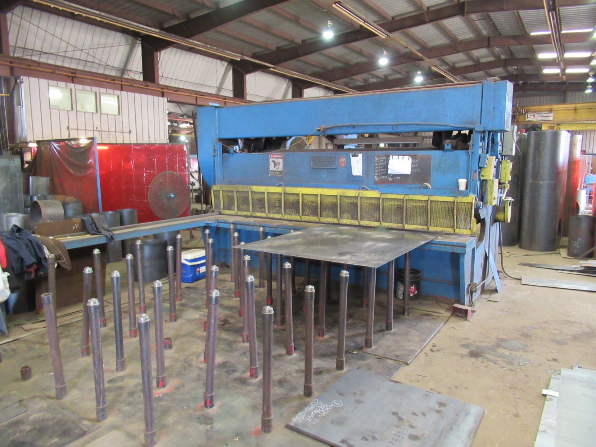 SHEAR, STEELWELD MDL. 8D12, 12' x 3/8" (Location L: Maxim Silencers, 10635 Brighton Lane,