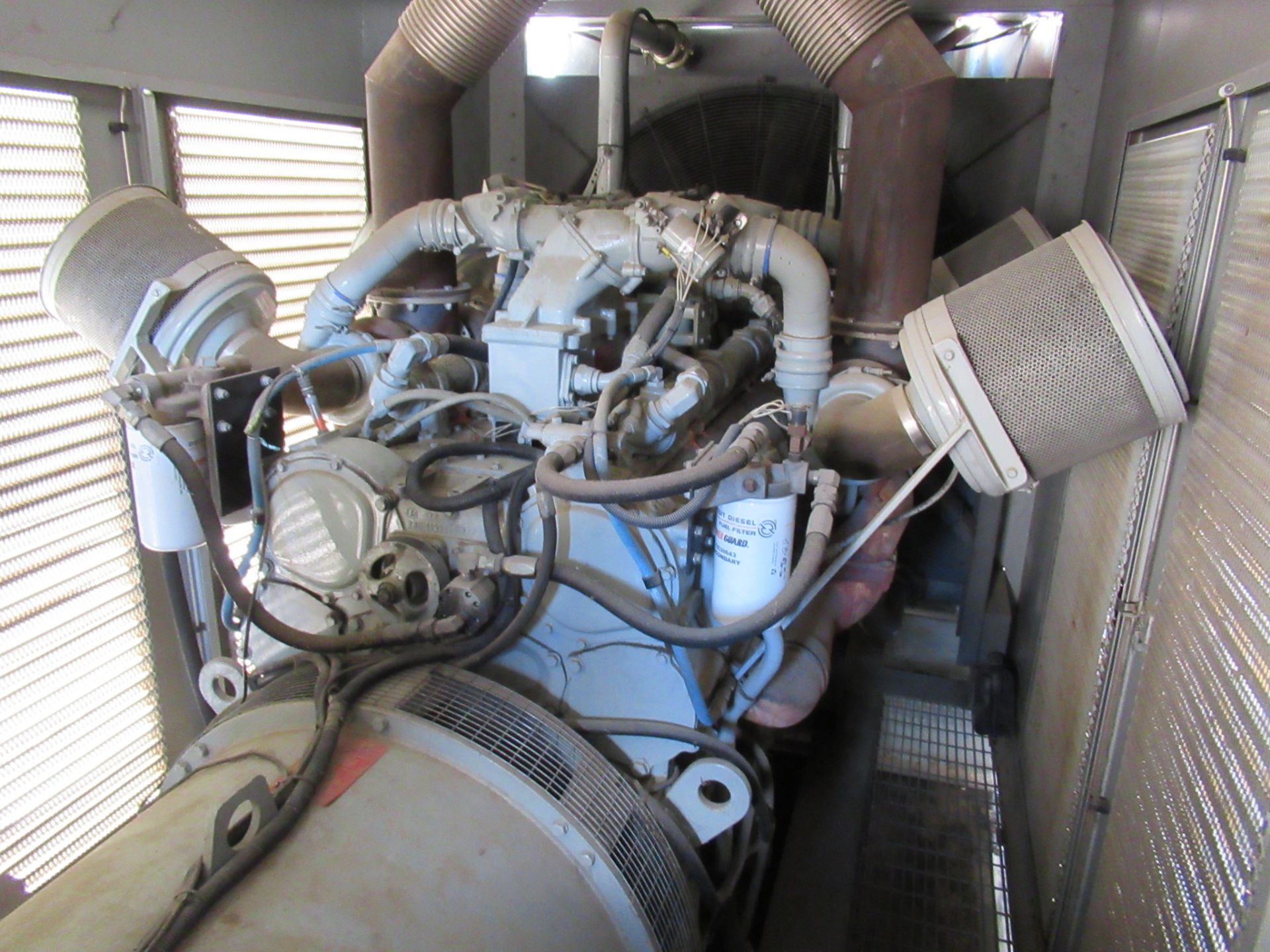 GENERATOR SET, STEWART & STEVENSON RAIL KING, new 1999, 1,000 kW, 2,000 gal. 12' x 64" tank, - Image 16 of 16