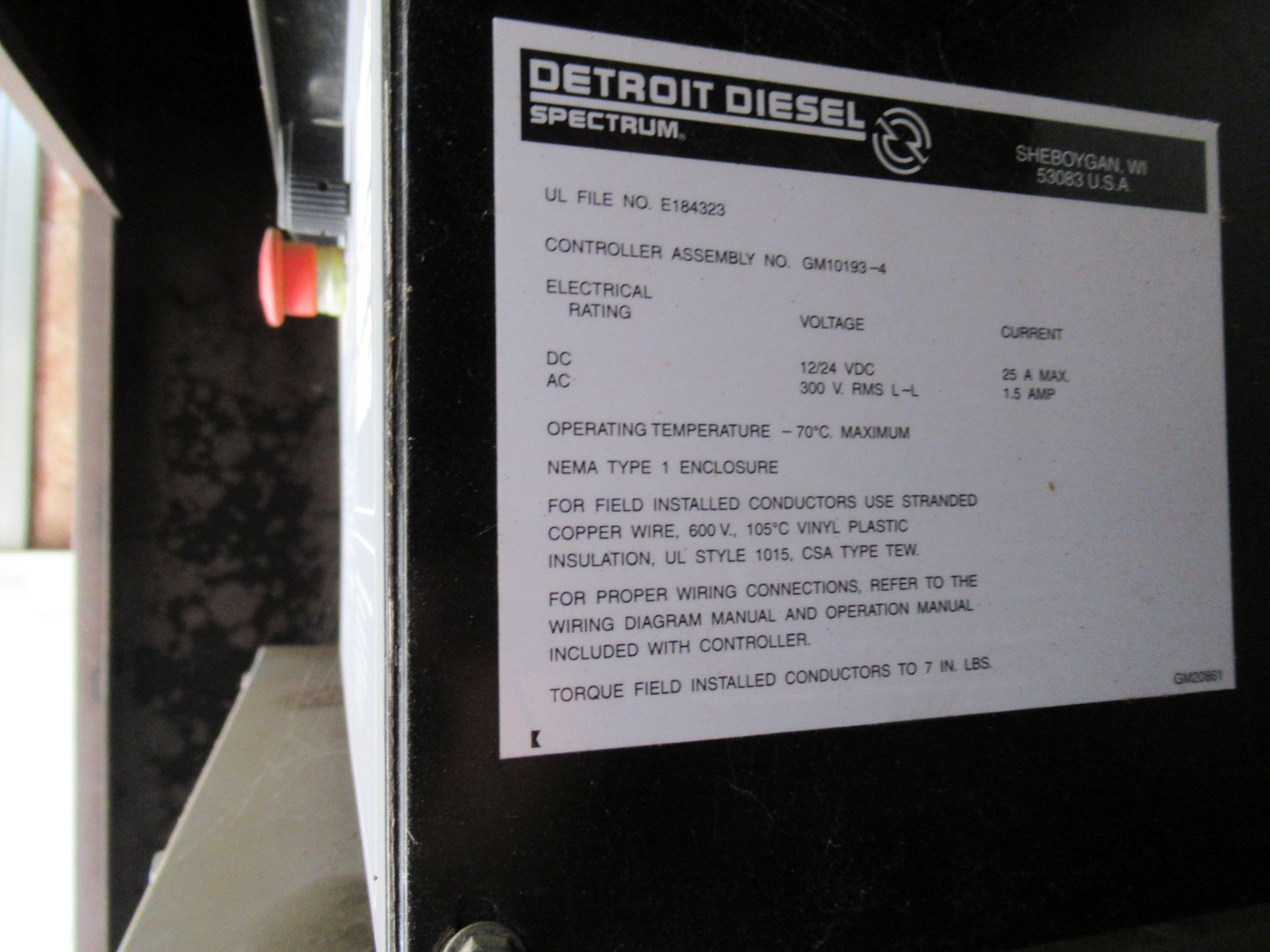 GENERATOR SET, DETROIT DIESEL SPECTRUM 400, new 2002, 400 kW, 400 DSE diesel, 635 HP motor, 1,800 - Image 8 of 10