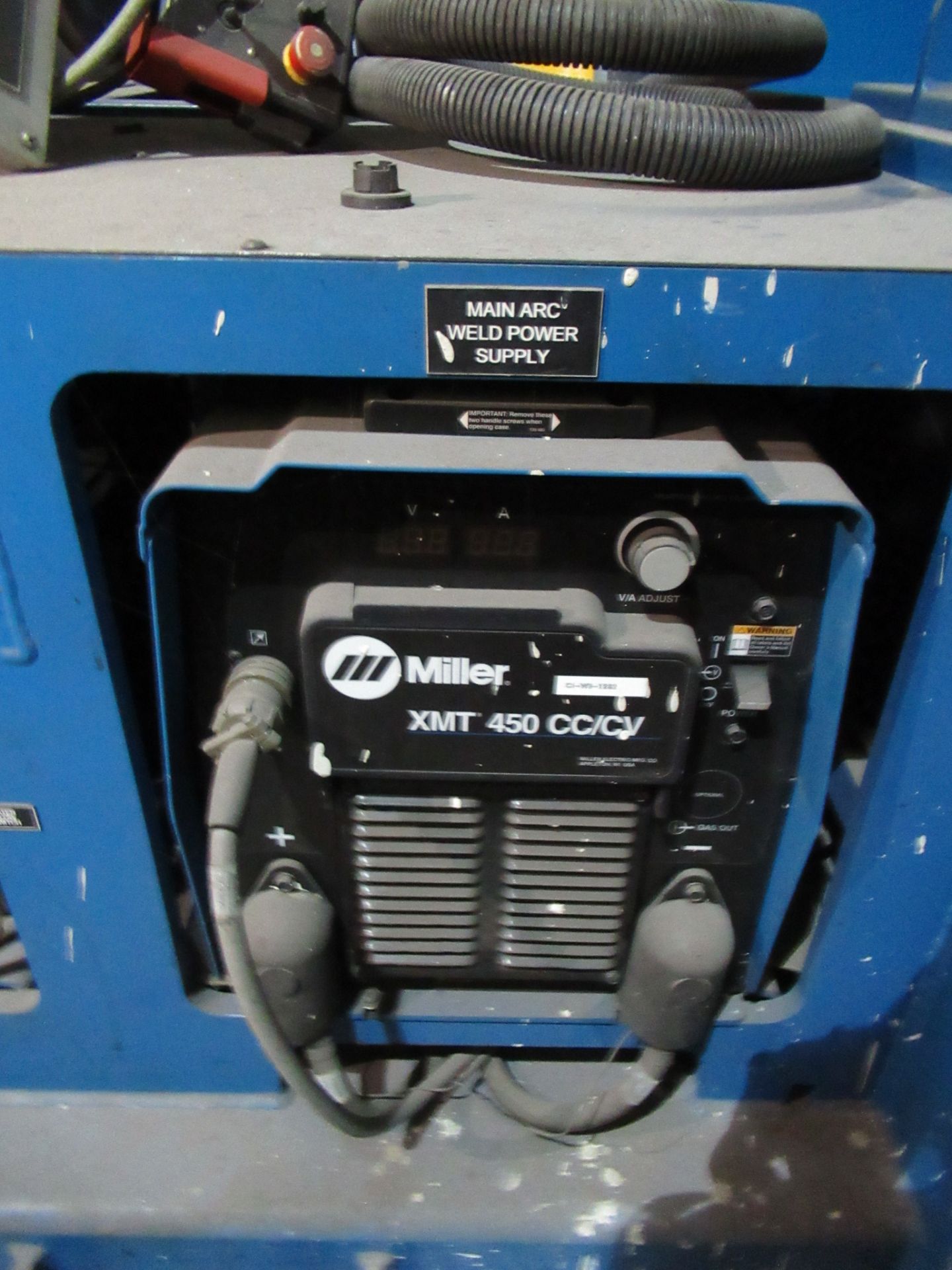 BORE CLADDING SYSTEM, ARC SPECIALTIES MDL. ARC-5XP, new 2016, Miller Mdl. XMT450 CC/CV welder, touch - Image 10 of 11