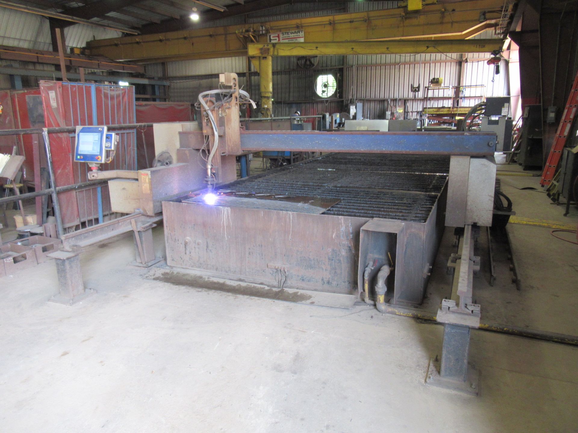 CNC PLASMA CUTTER, MESSER CNC HYPERTHERM HPR260, new 2008, 108" x 274" table (Location L: Maxim - Image 2 of 6