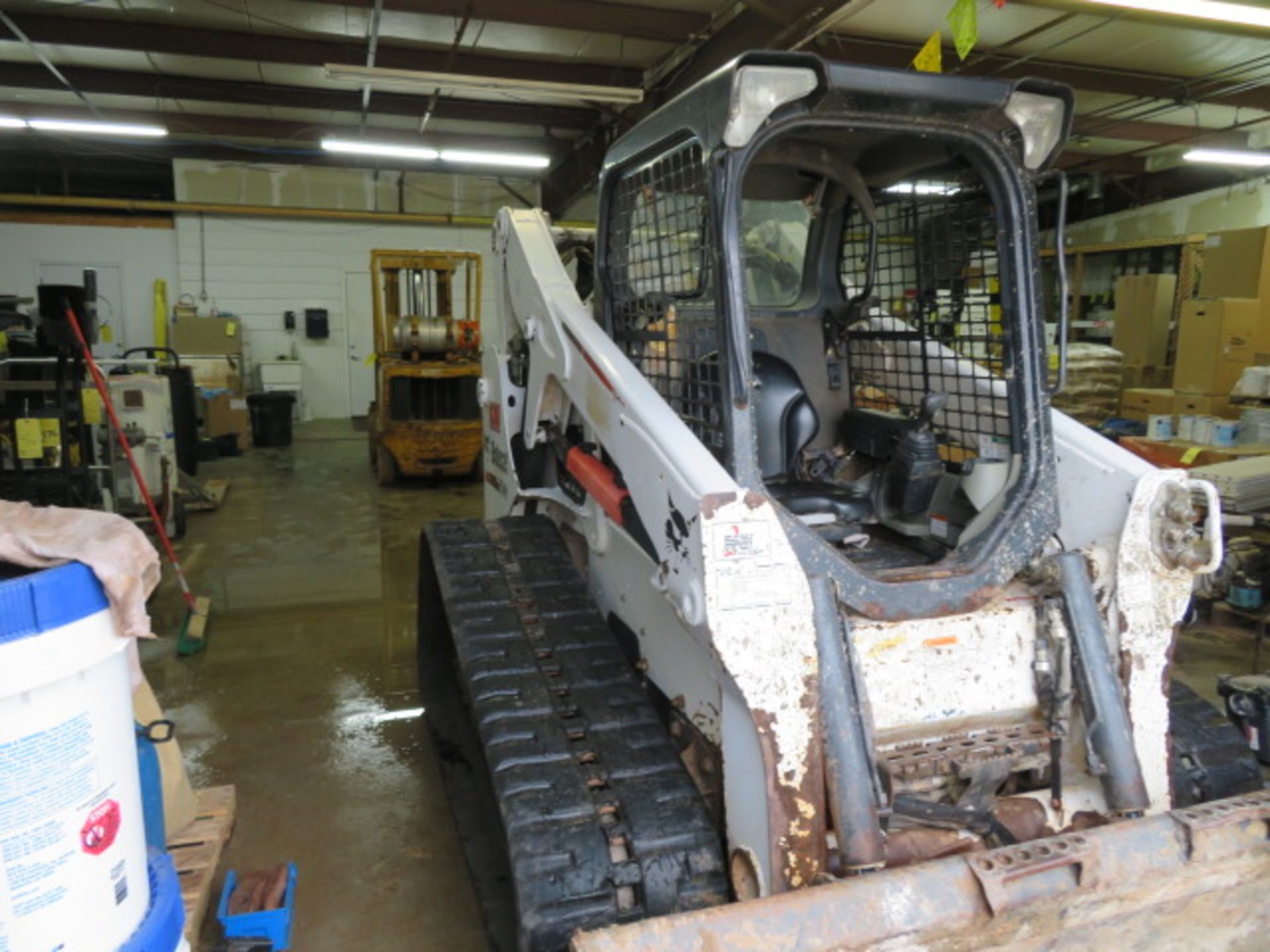 SKID STEER LOADER, BOBCAT MDL. T650, DIESEL TRACK TYPE, new 2012, 980.2 H.O.M., 2,750 lb. rated - Image 7 of 10