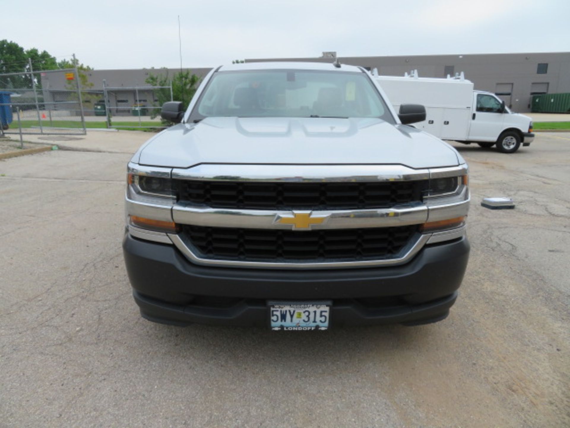 PICKUP TRUCK, 2017 CHEVROLET SILVERADO KING CAB, Odo: 49,990 miles, auto. trans., Vortec gas engine, - Image 2 of 7