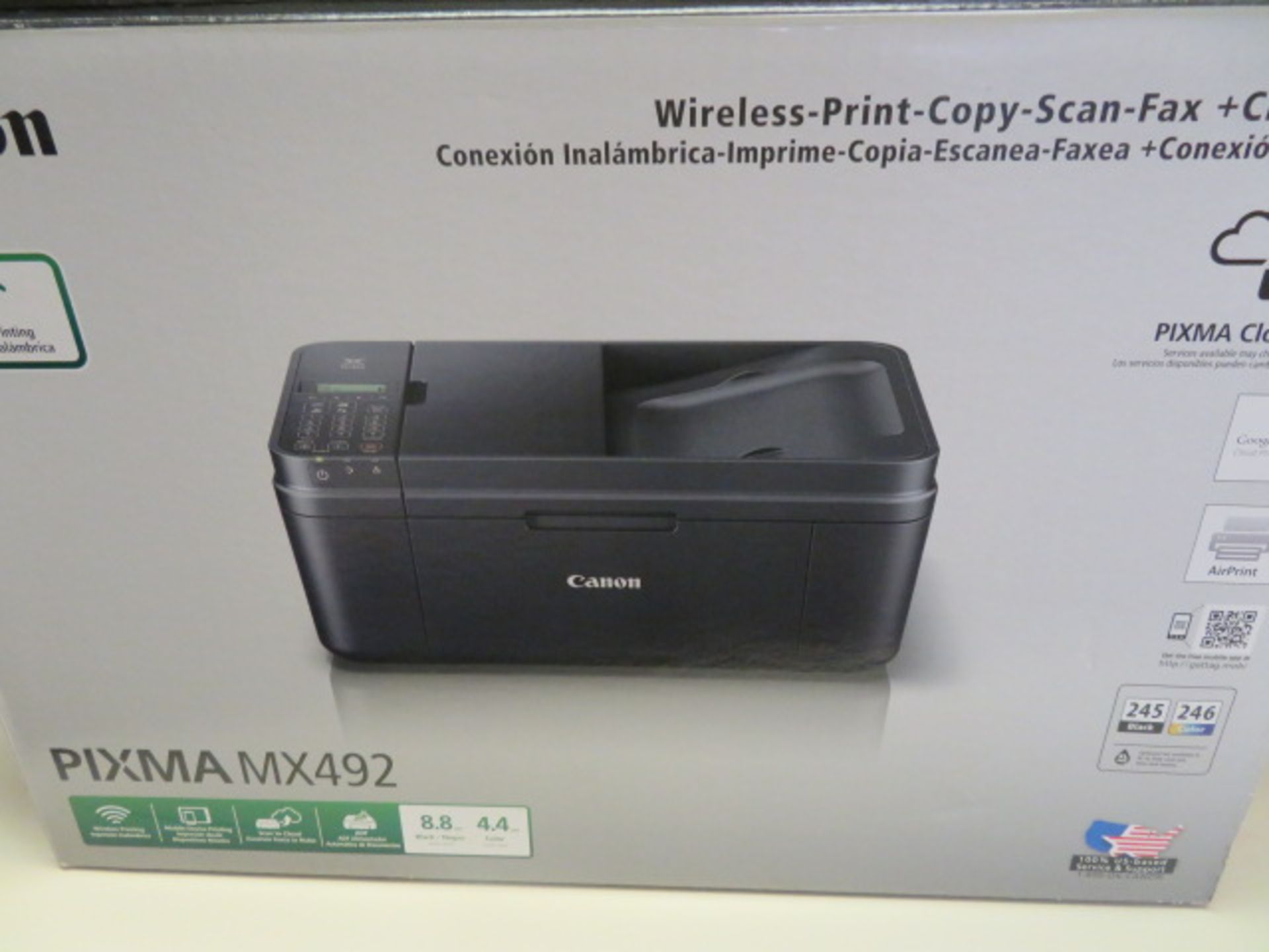 PRINTER, CANON PIXMA MX492 (print, fax, scan, copy) - Image 4 of 4