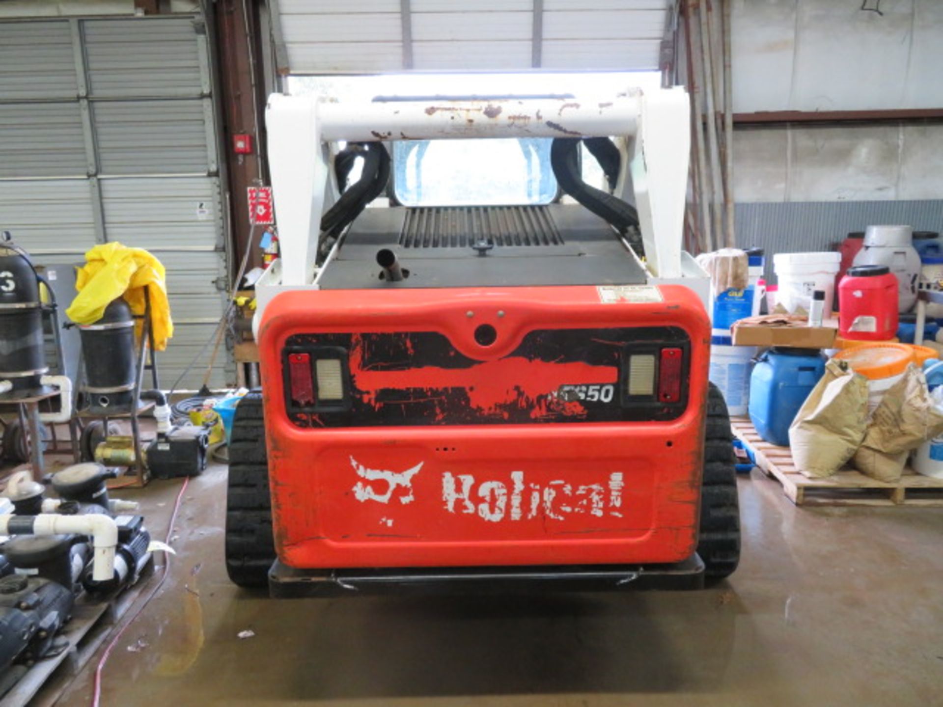 SKID STEER LOADER, BOBCAT MDL. T650, DIESEL TRACK TYPE, new 2012, 980.2 H.O.M., 2,750 lb. rated - Image 2 of 10