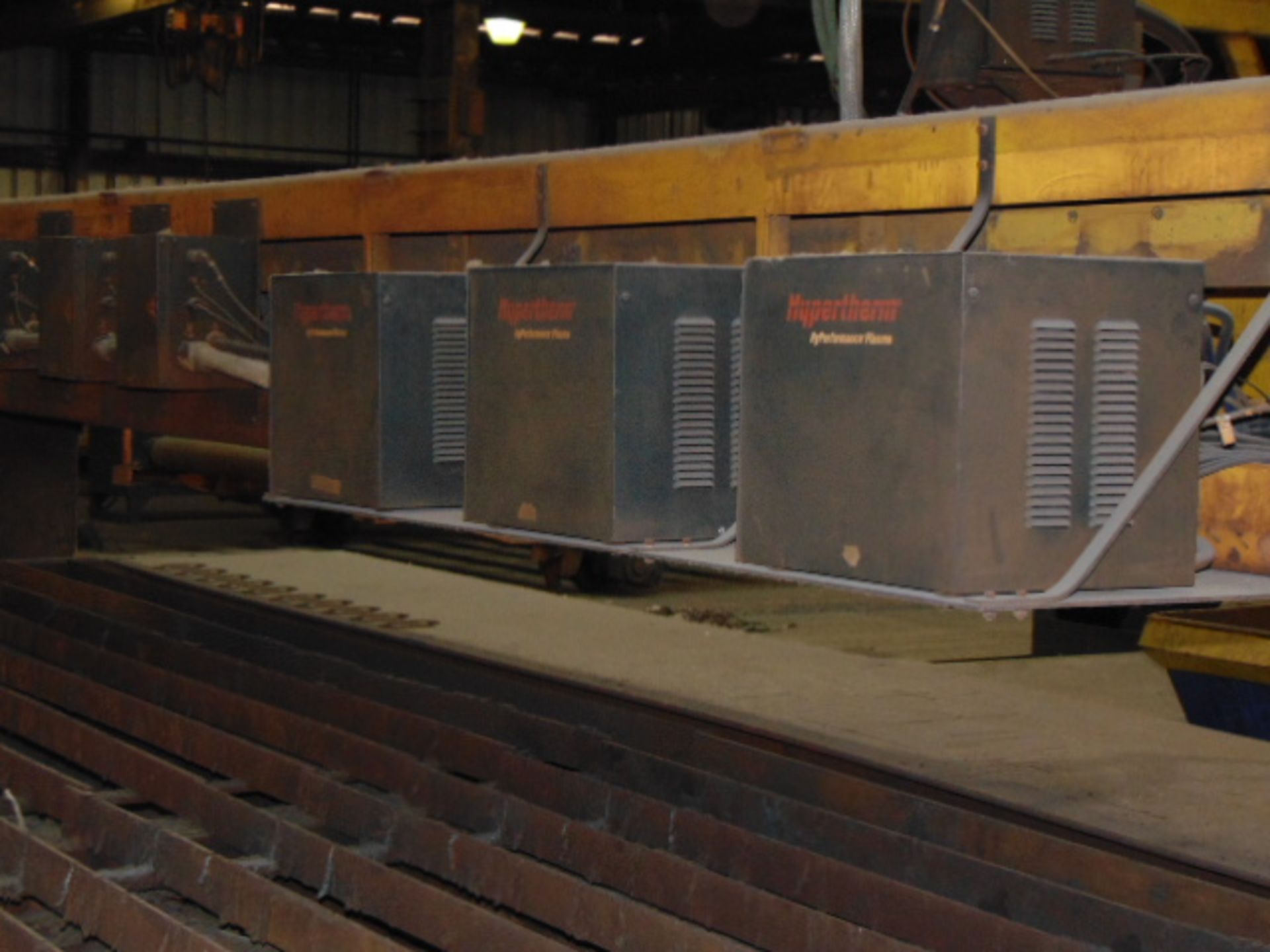 CNC PLASMA CUTTING MACHINE, ESAB STEALTH MDL. 5000-24, Hypertherm Voyager CNC control, 24’ max. - Image 8 of 13