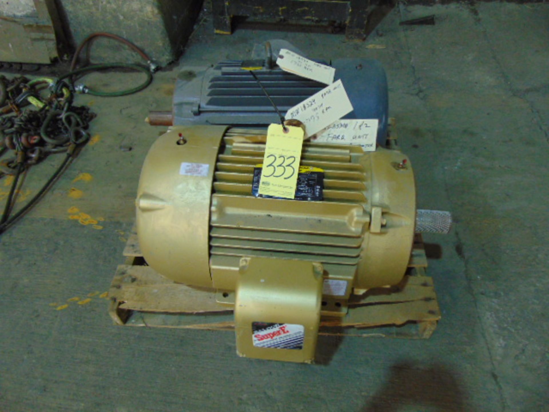 LOT OF ELECTRIC MOTORS (2), 40 HP, 3-phase