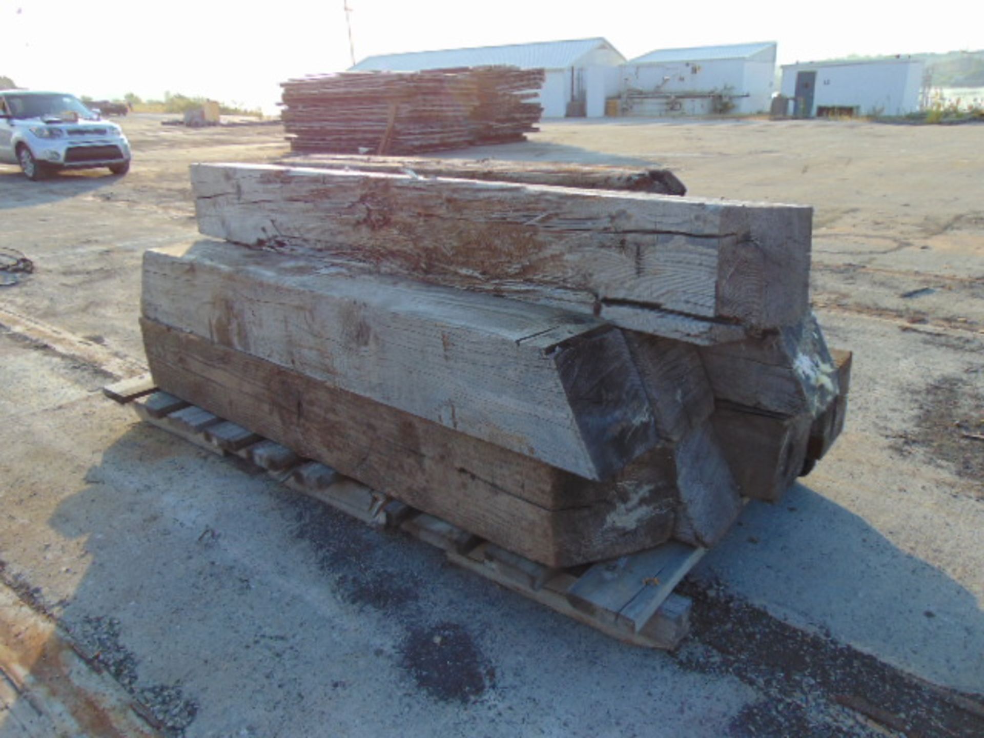 LOT OF ASSORTED TIMBERS (IN (2) STACKS)