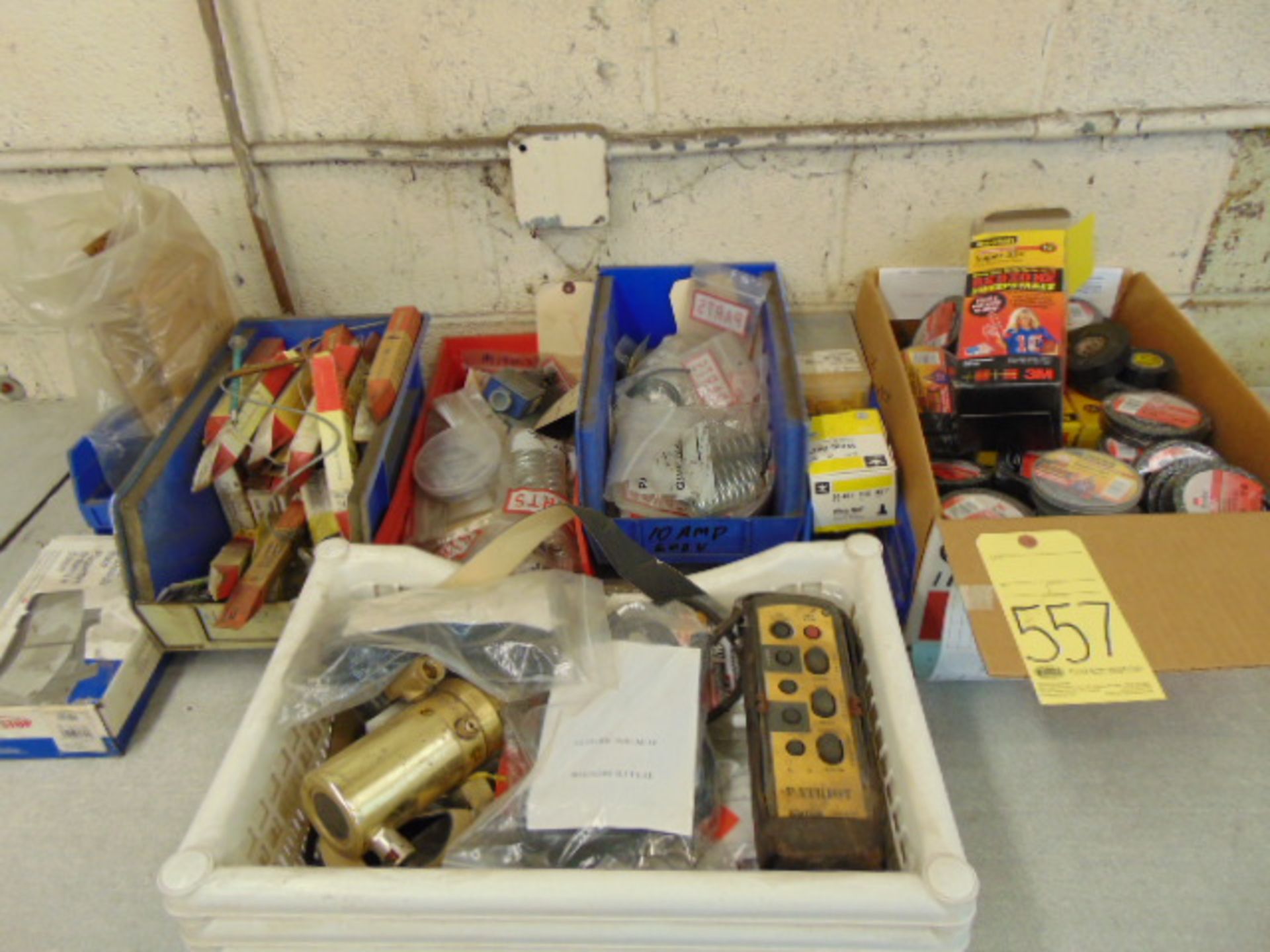 LOT OF ELECTRICAL, assorted (in seven boxes)