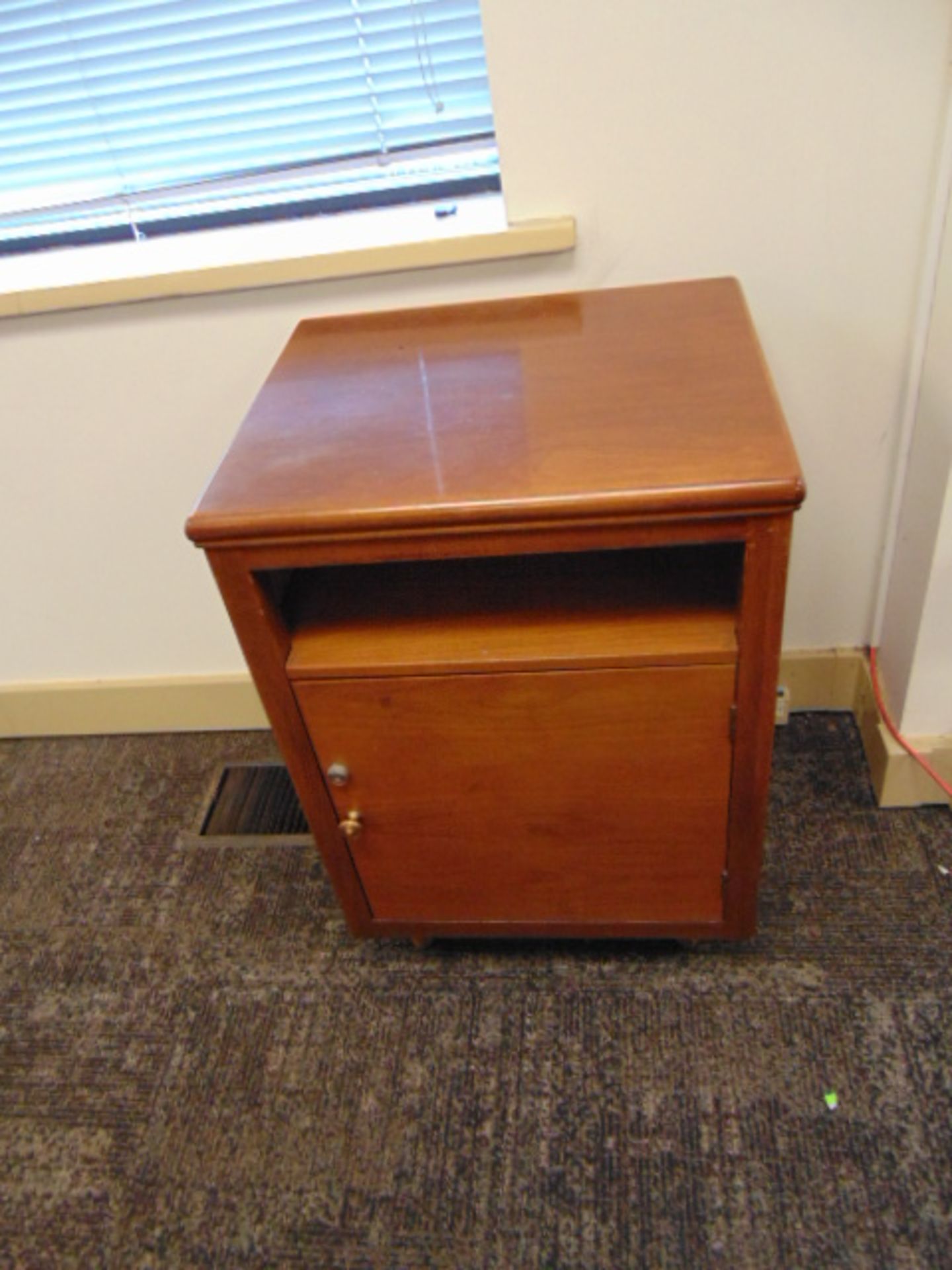 LOT CONSISTING OF: conference table, (11) chairs, credenza & cabinet - Image 3 of 3