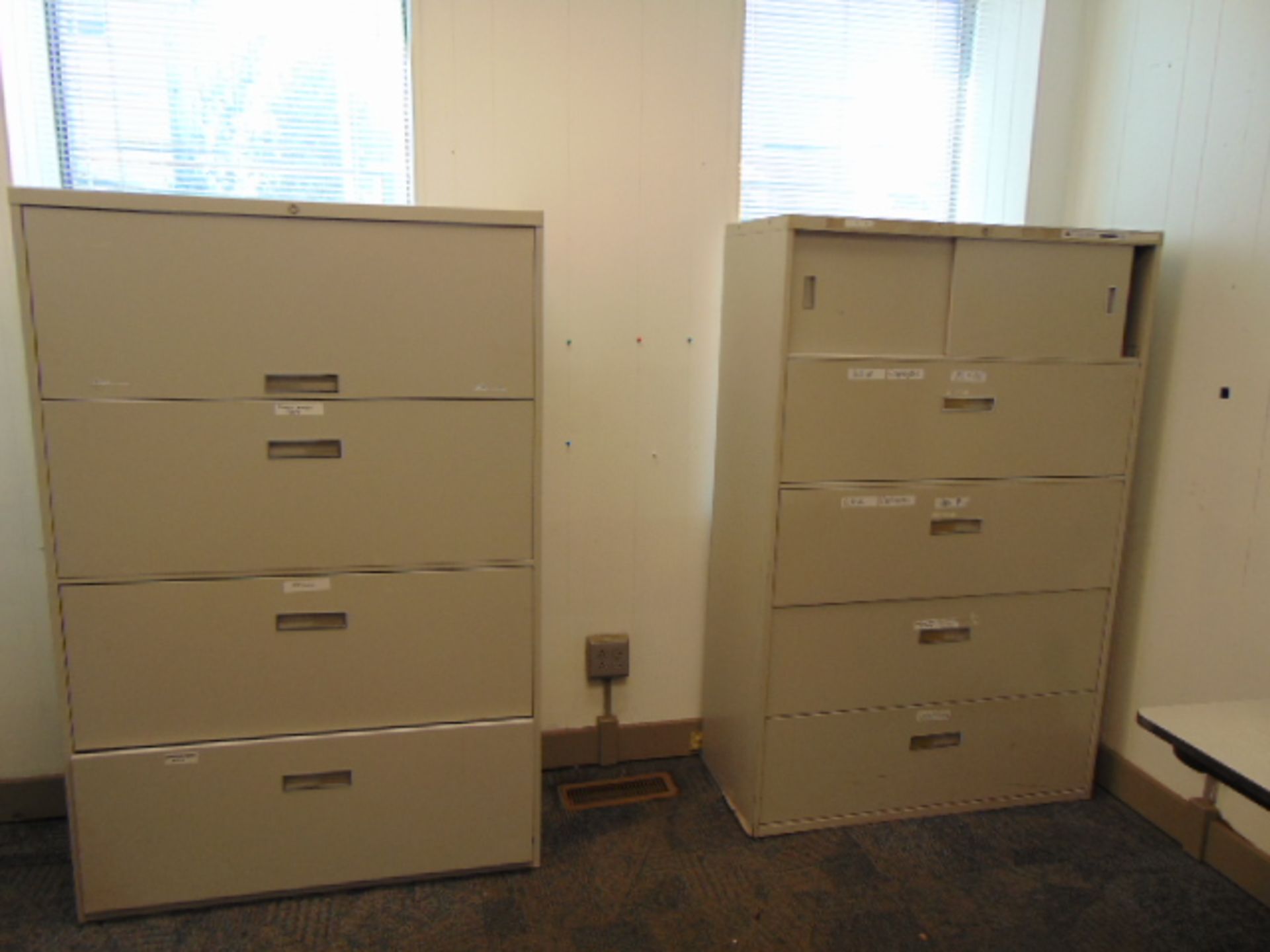 LOT OF LATERAL FILE CABINETS (5) - Image 2 of 2