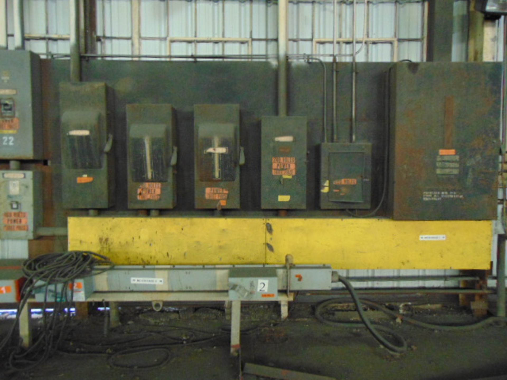 LOT CONSISTING OF: transformer, busbar, switch box, (20) disconnects, assorted (delayed removal) - Image 3 of 5