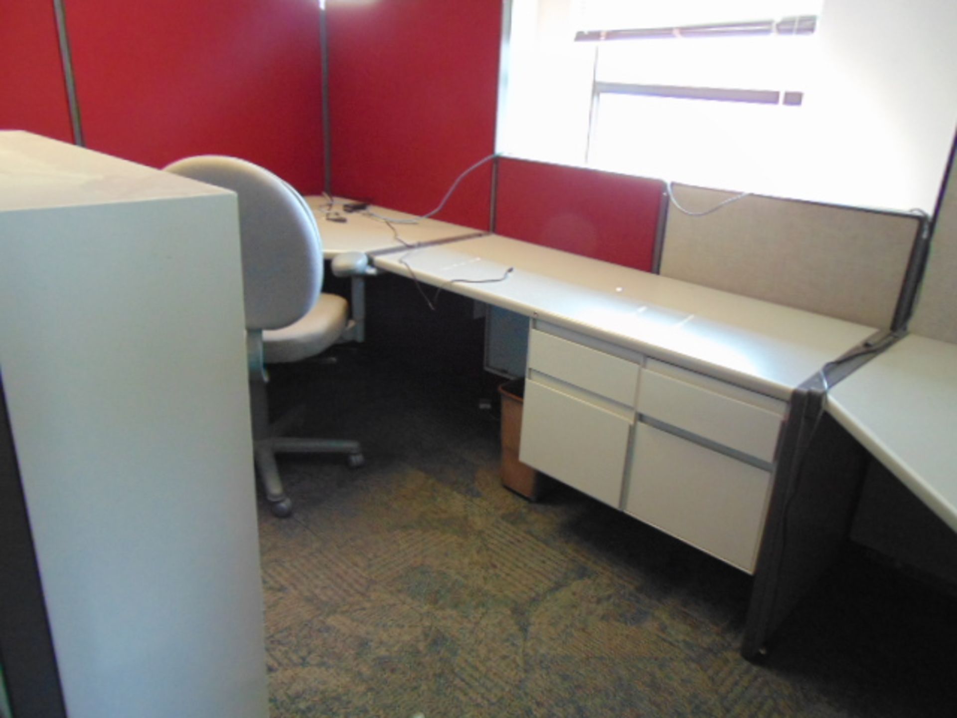 LOT OF OFFICE CUBICLES (located upstairs) - Image 8 of 9