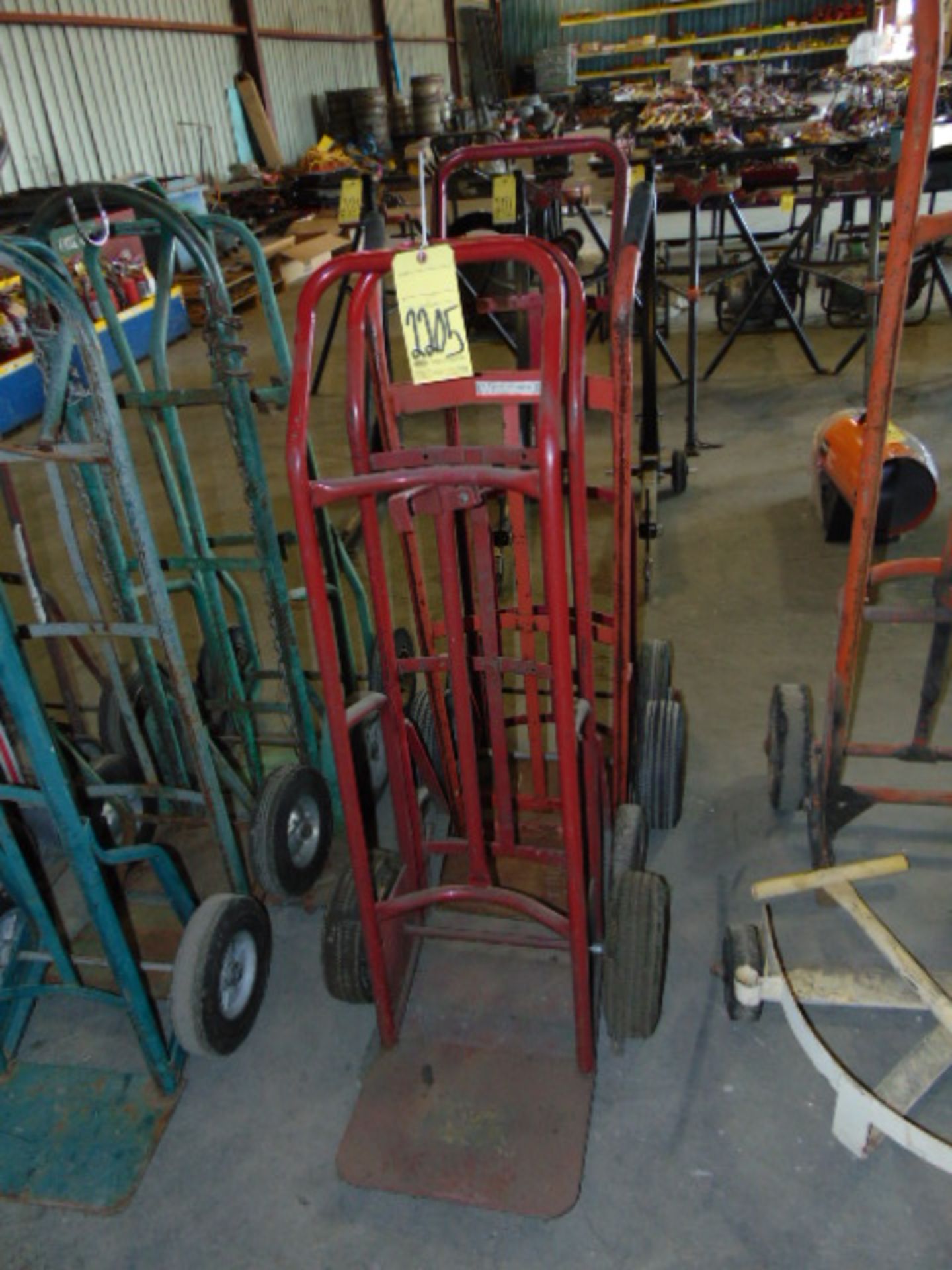 LOT OF HAND TRUCKS (4), 2-wheel