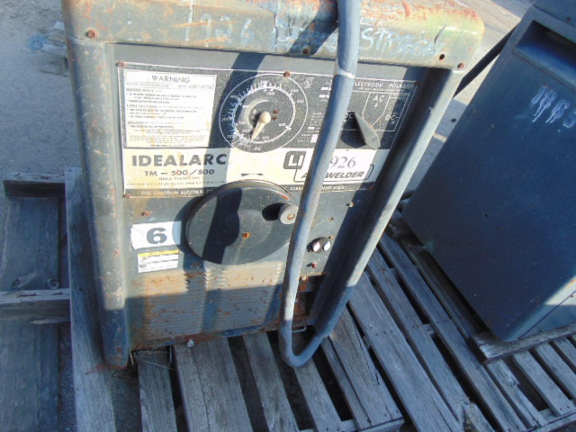 LOT OF ARC WELDERS (7), LINCOLN IDEALARC TM-500/500 - Image 7 of 7