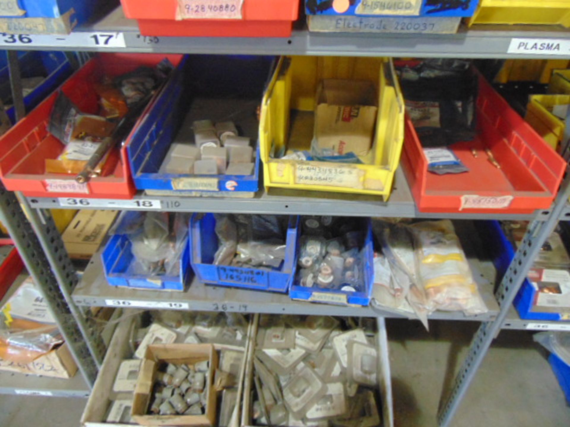 LOT OF PLASMA REPLACEMENT PARTS, assorted (in one section of shelving) - Image 3 of 5