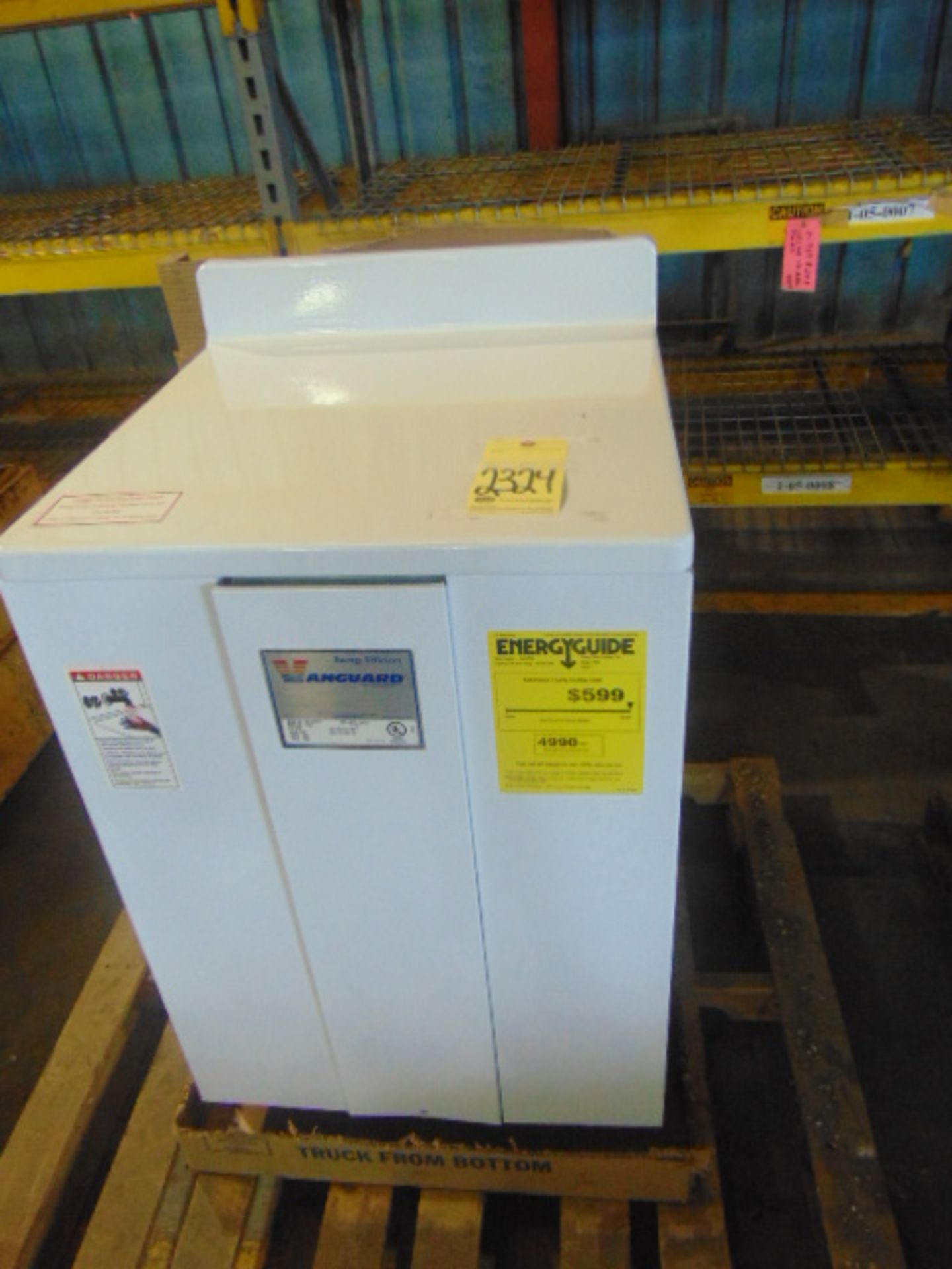 HOT WATER HEATER, VANGUARD MDL. 1PZ87, new 2014, 240 v. ac only, 40 gal. cap., sgl. Phase,