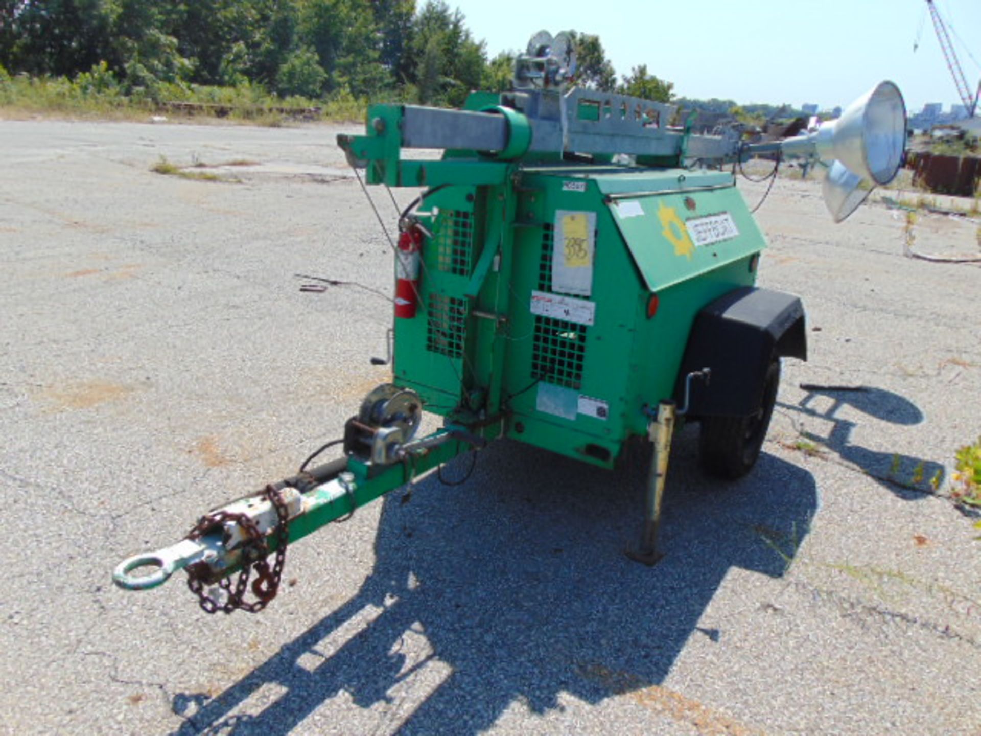 PORTABLE LIGHT TOWER/GENERATOR, INGERSOLL RAND MDL. LIGHTSOURCE A, new 2007, S/N 387456UFRC13 - Image 2 of 5