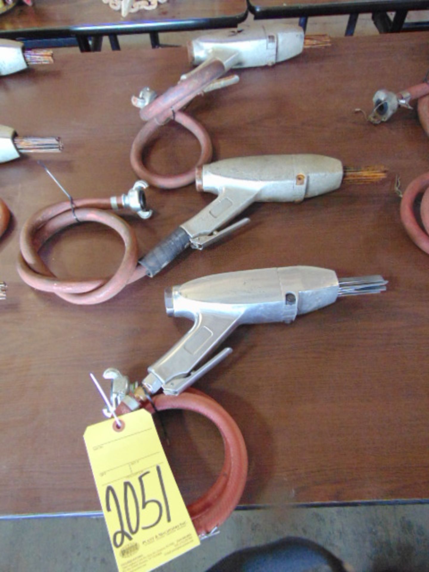 LOT OF PNEUMATIC NEEDLE SCALERS (3)