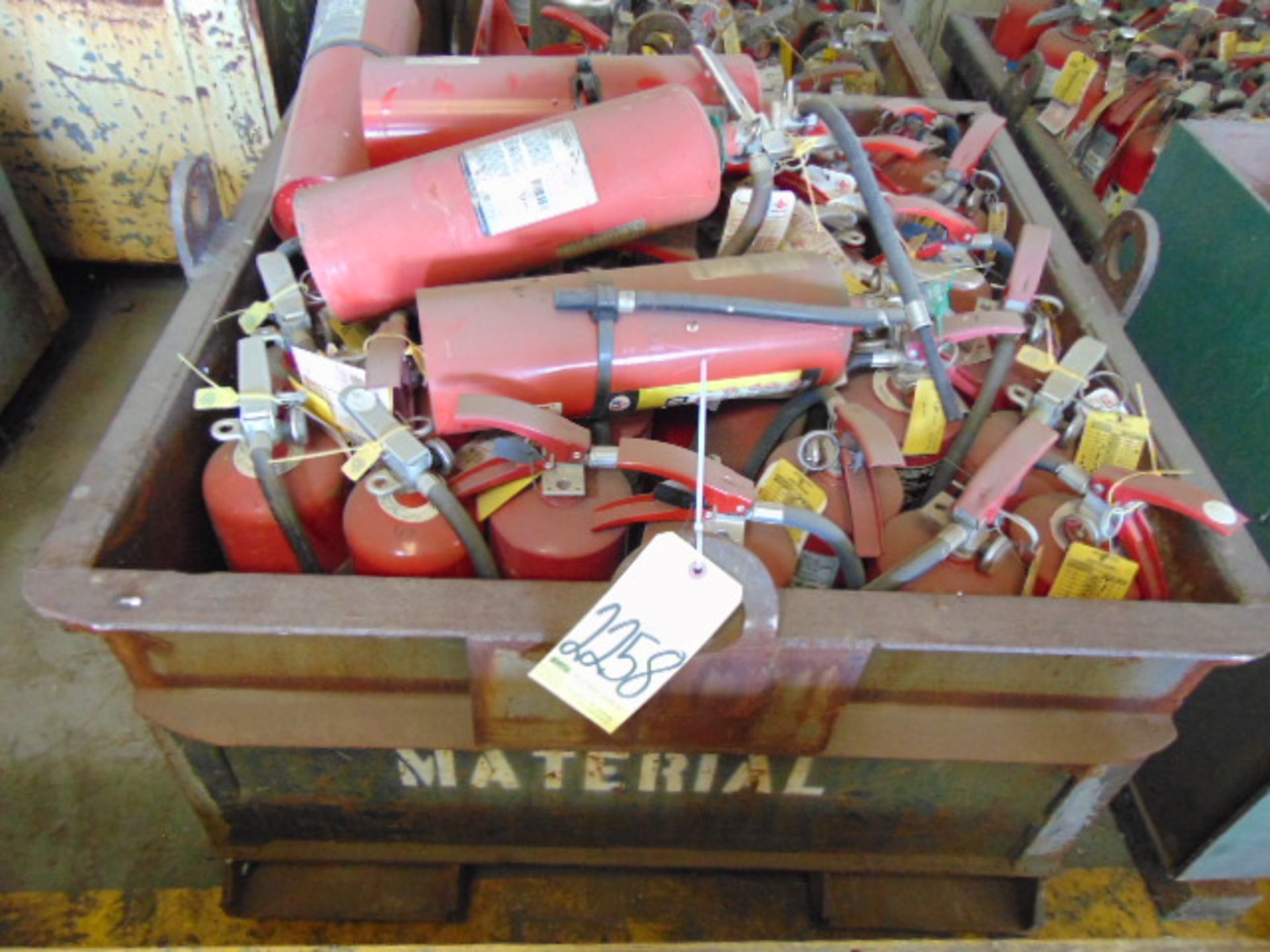 LOT OF FIRE EXTINGUISHERS, assorted (in one box)