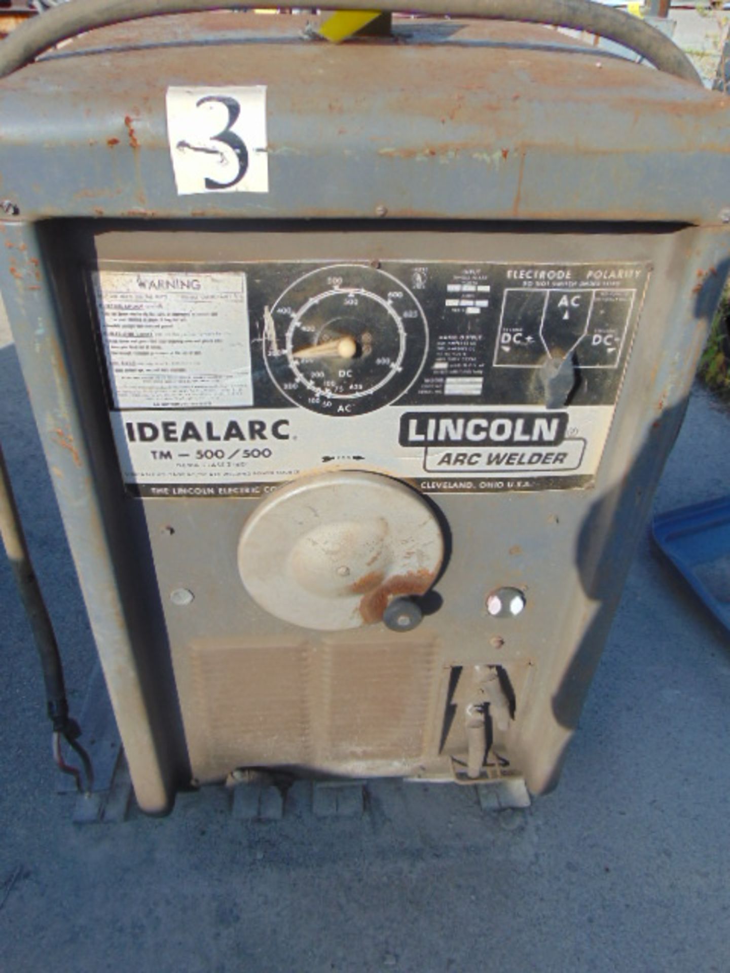 LOT OF ARC WELDERS (7), LINCOLN IDEALARC TM-500/500 - Image 5 of 7