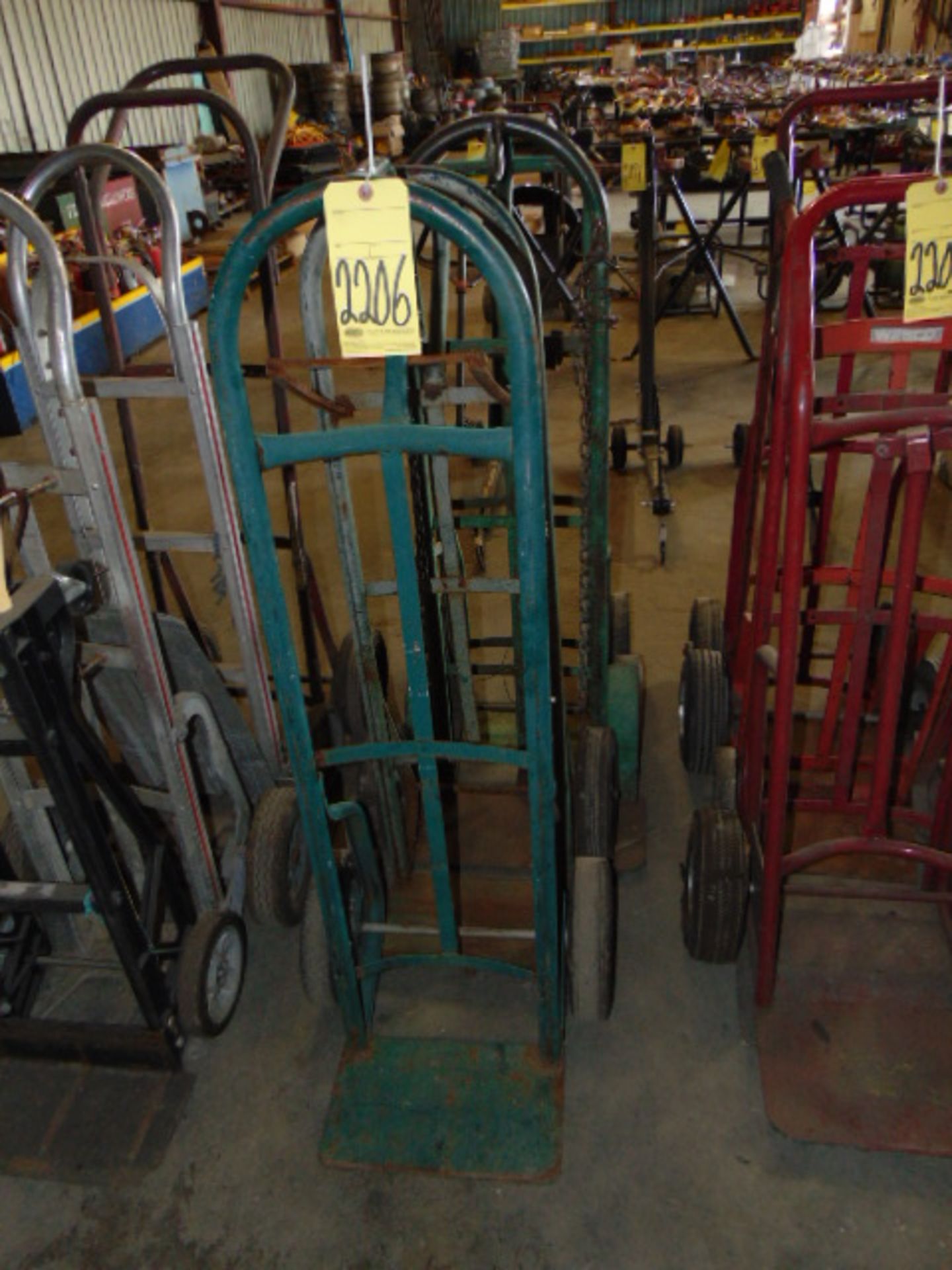 LOT OF HAND TRUCKS (4), 2-wheel