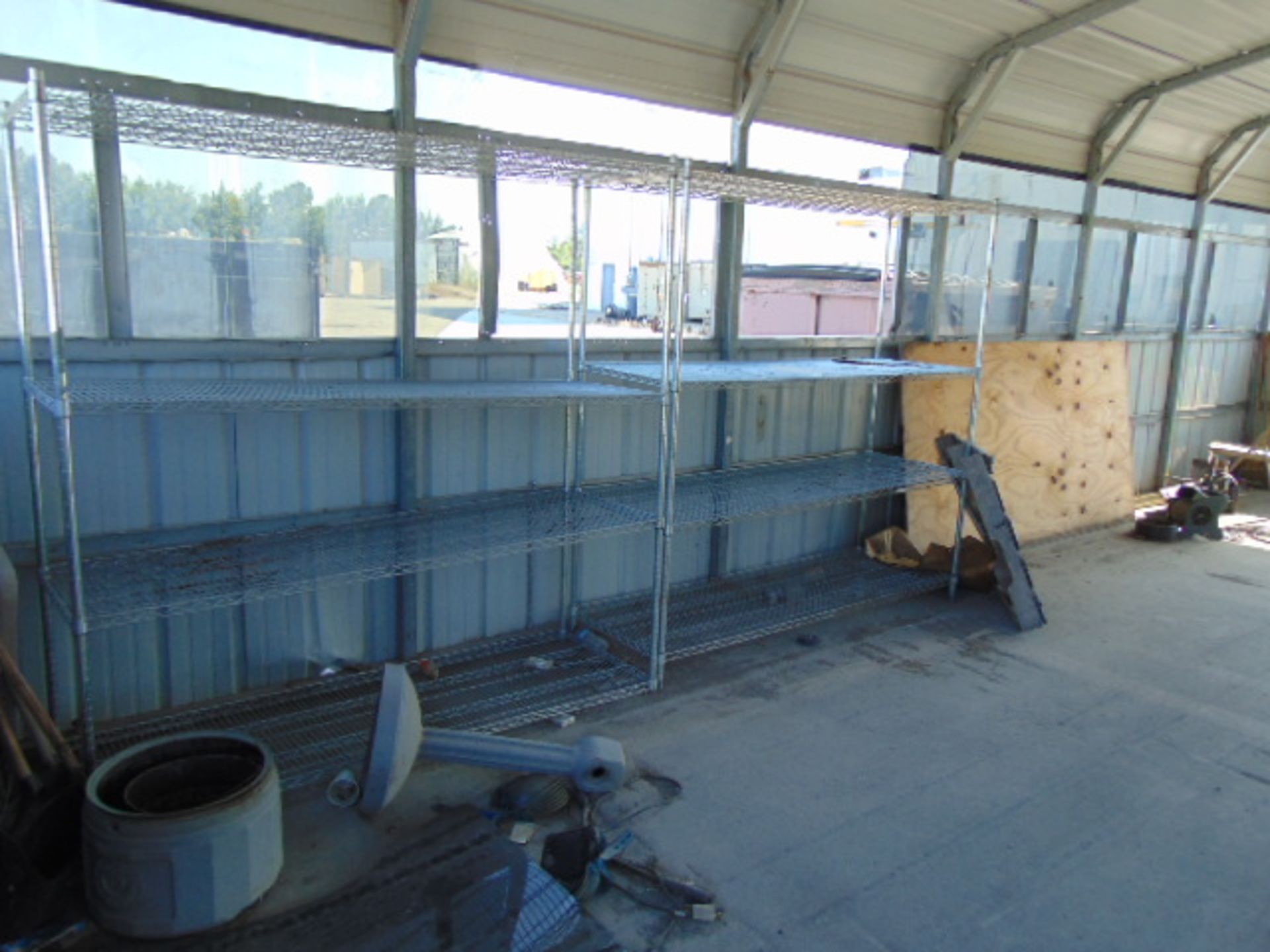 PORTABLE PREFABRICATED METAL BUILDING, 24'W. x 30'L. x 10' T. - Image 4 of 4